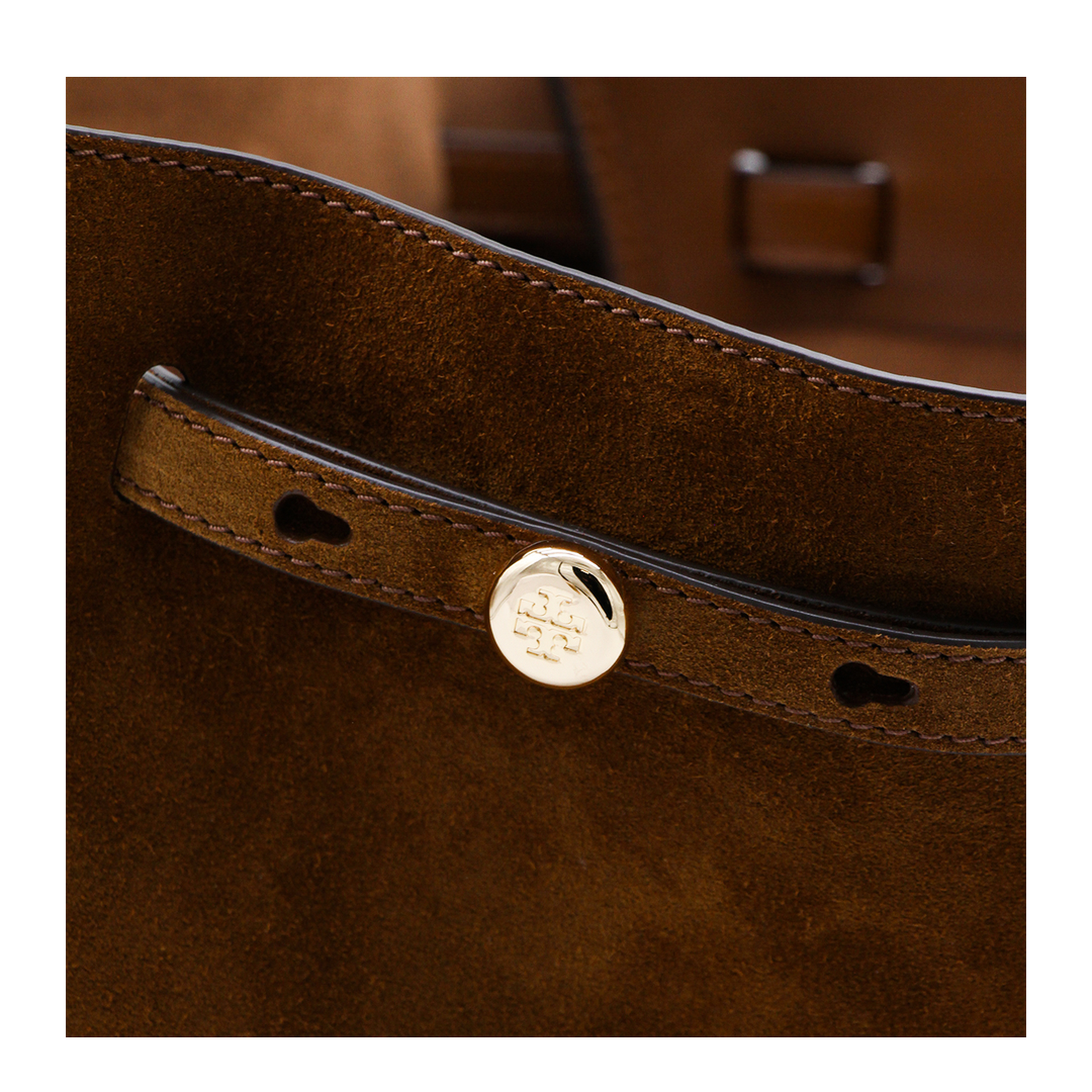 Romy Suede Tote - Caramel - Image 8