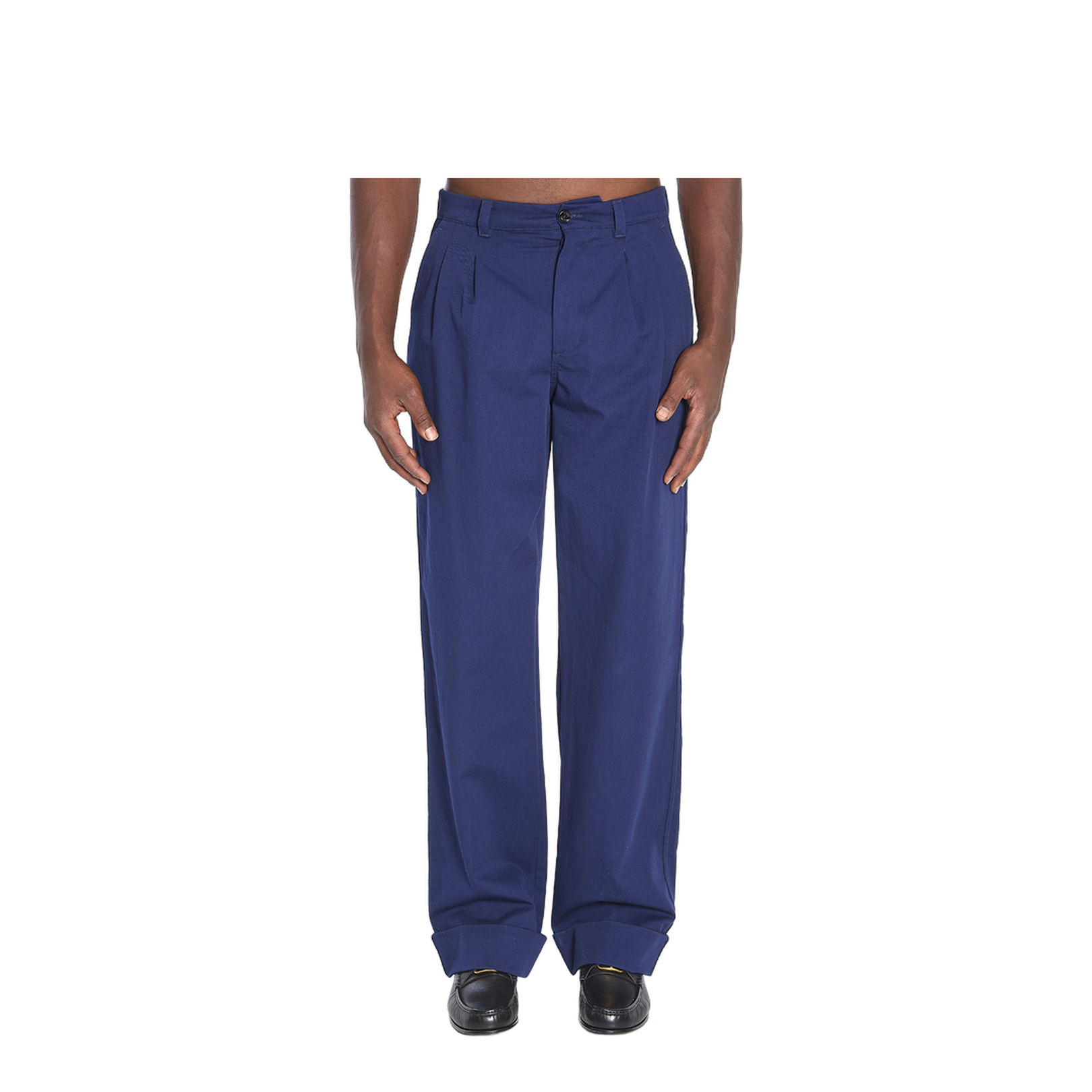 Cotton Gabardine Trousers - Image 1