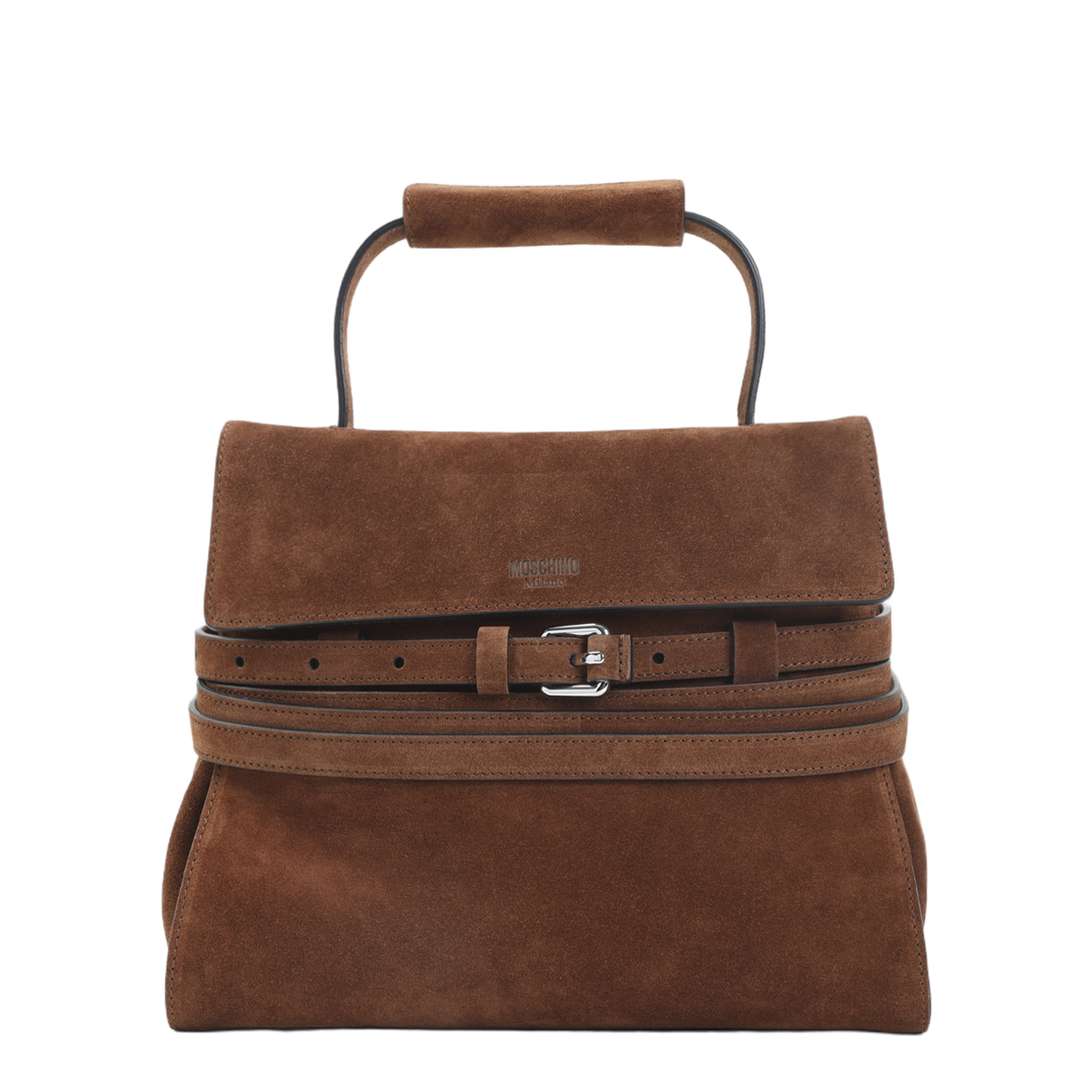 Tie Me Regular Calfskin Handbag - Brown - Image 1