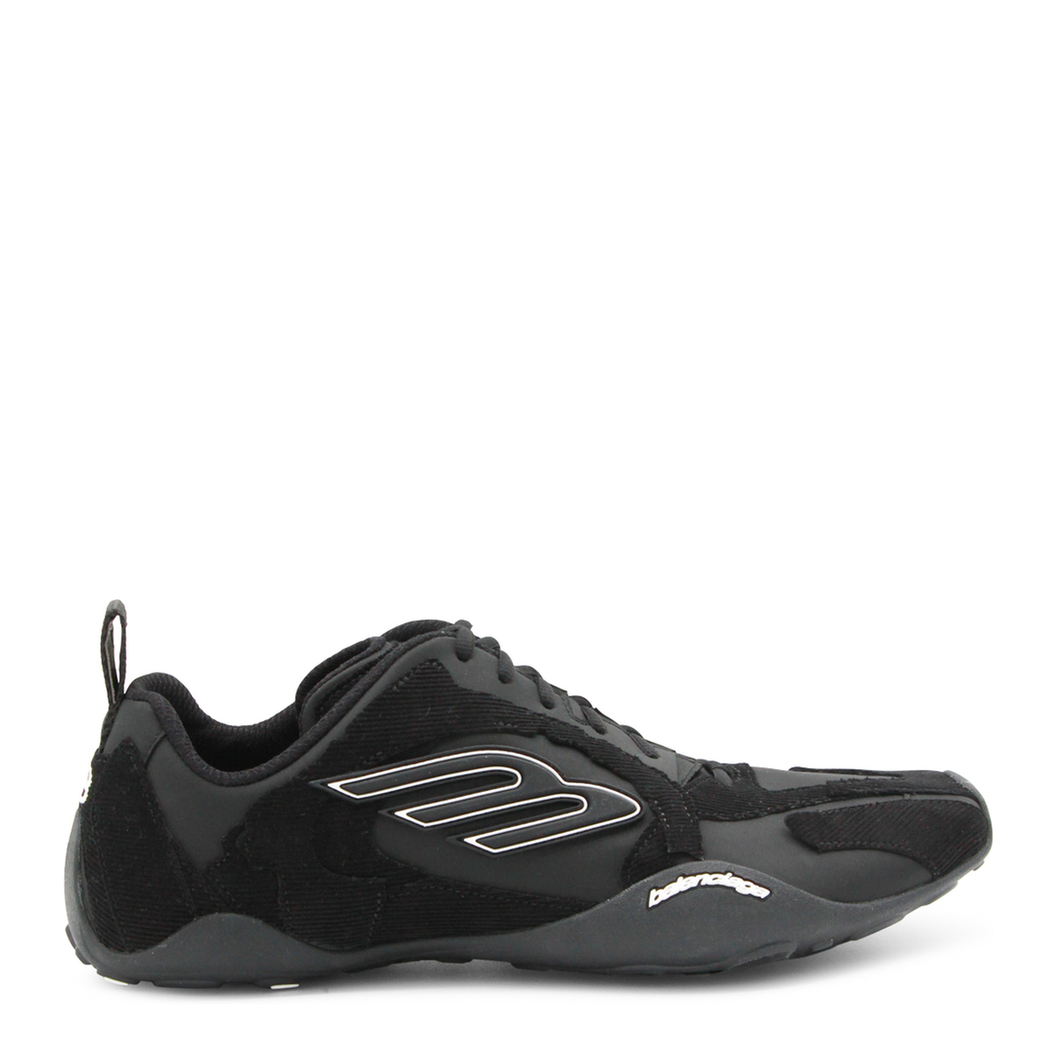 Black Nylon Monday Sneakers - Image 1