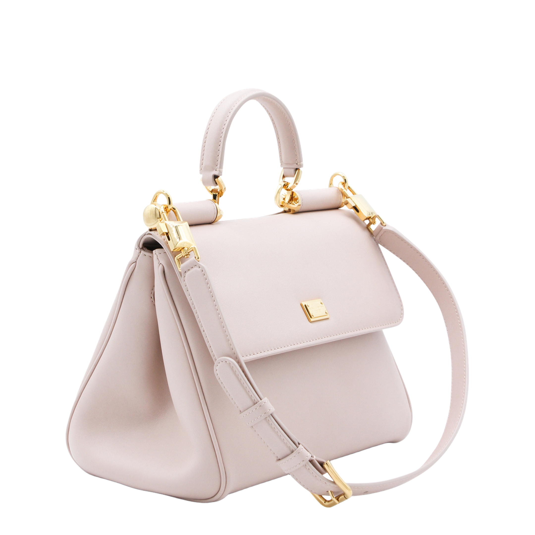 My Sicily Small Calfskin Handbag - Beige - Image 2