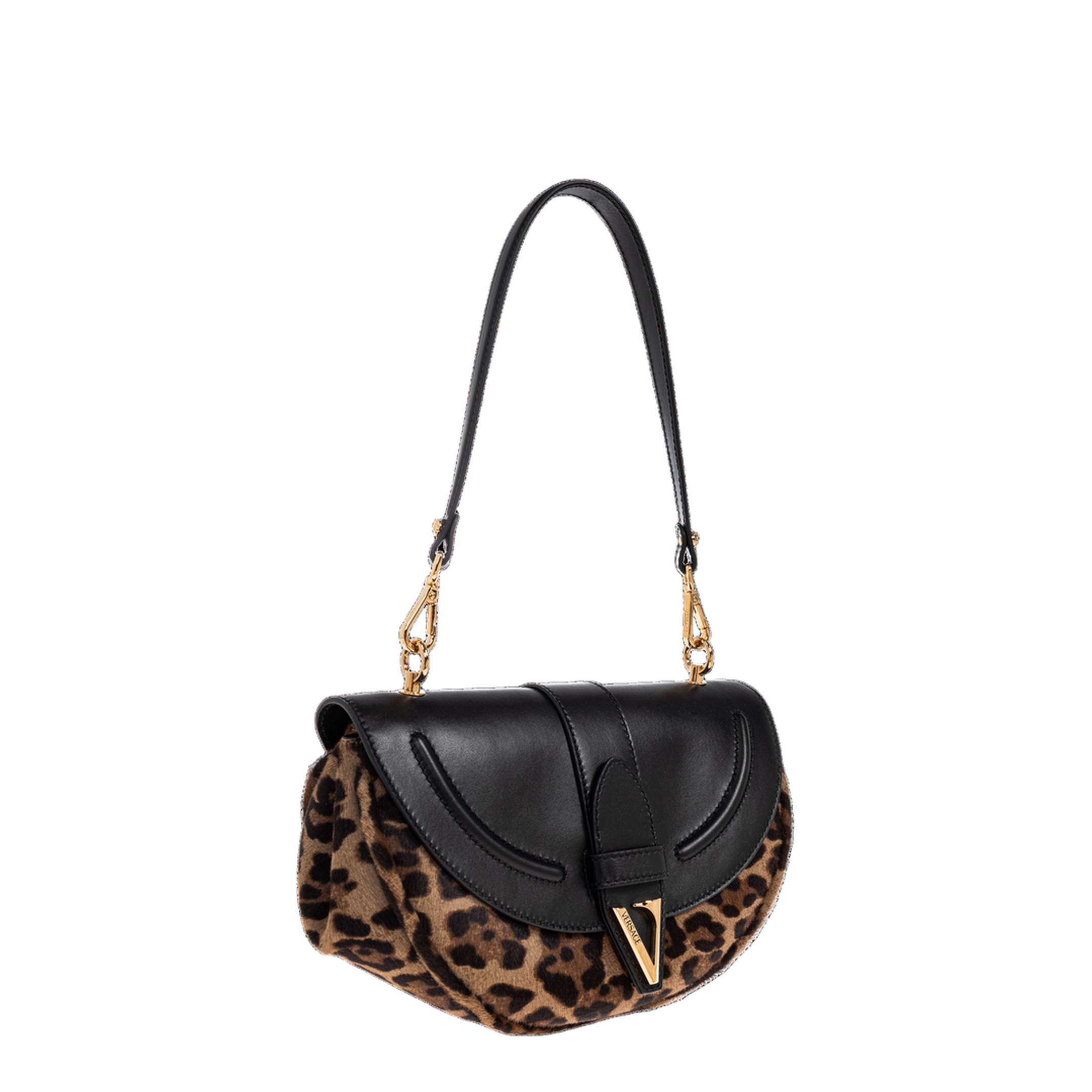 Virtus Calf Hair Shoulder Bag - Animalier - Image 4