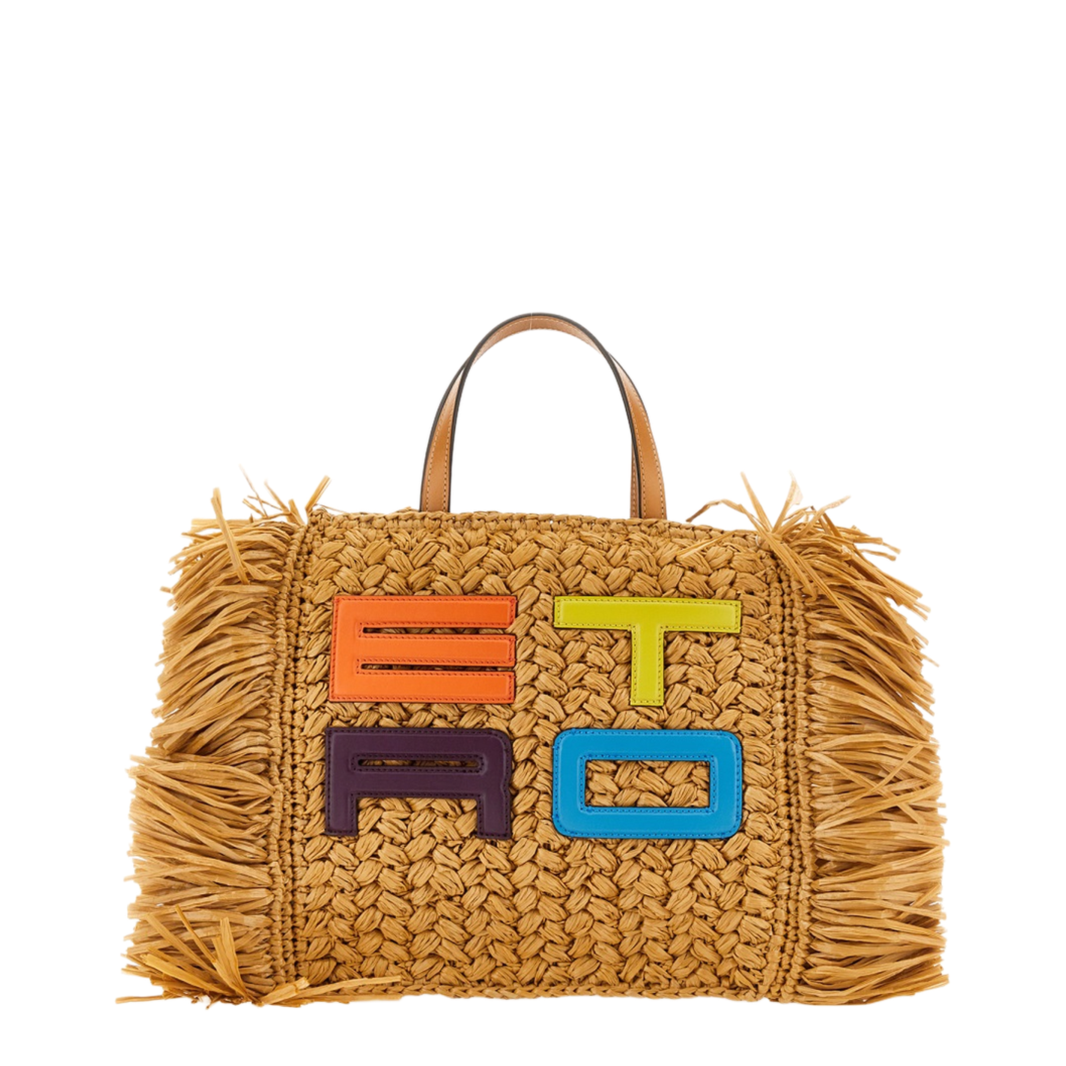 Raffia Tote Bag - Image 1