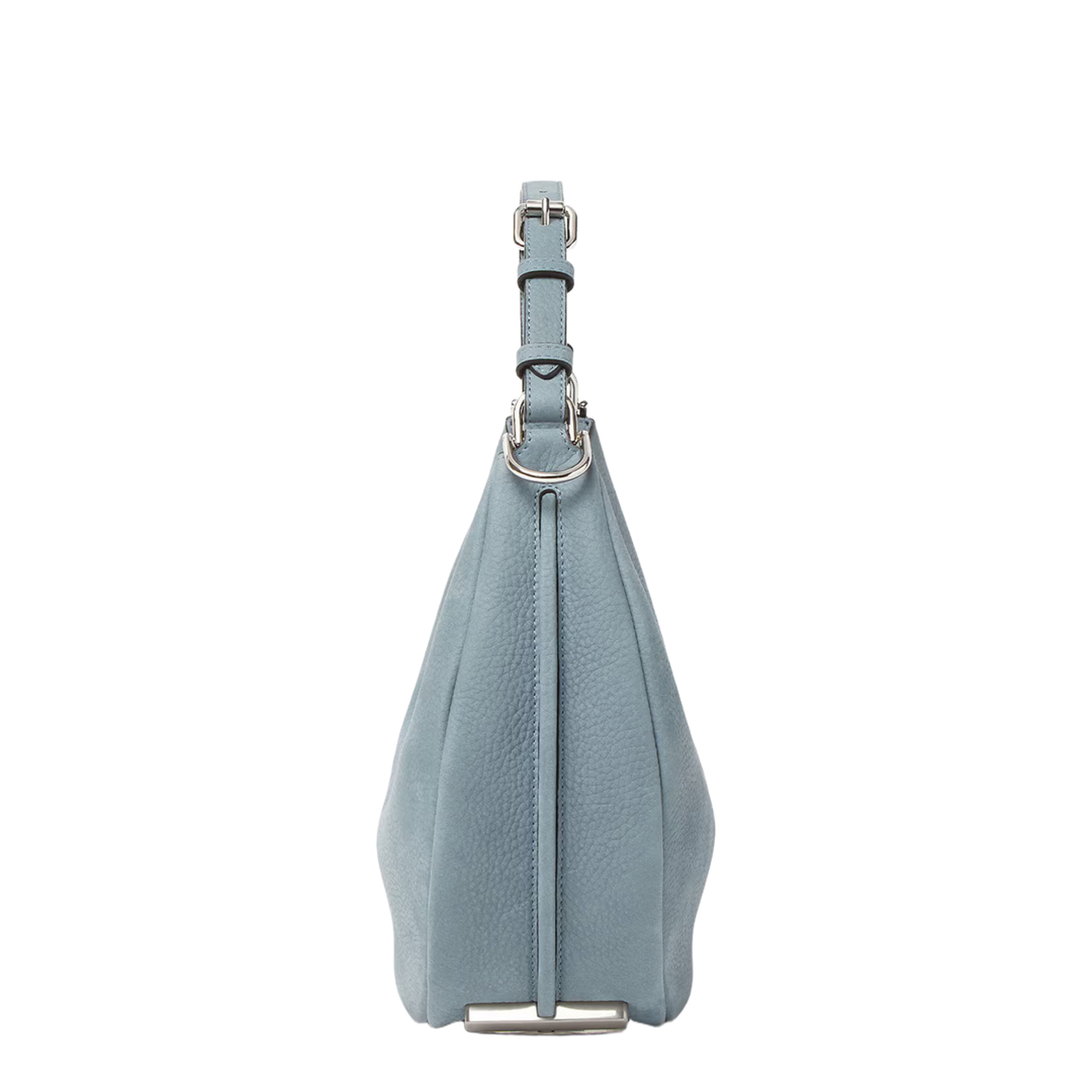 Fendigraphy Small Cuoio Romano Leather Shoulder Bag - Mercury Blue - Image 5