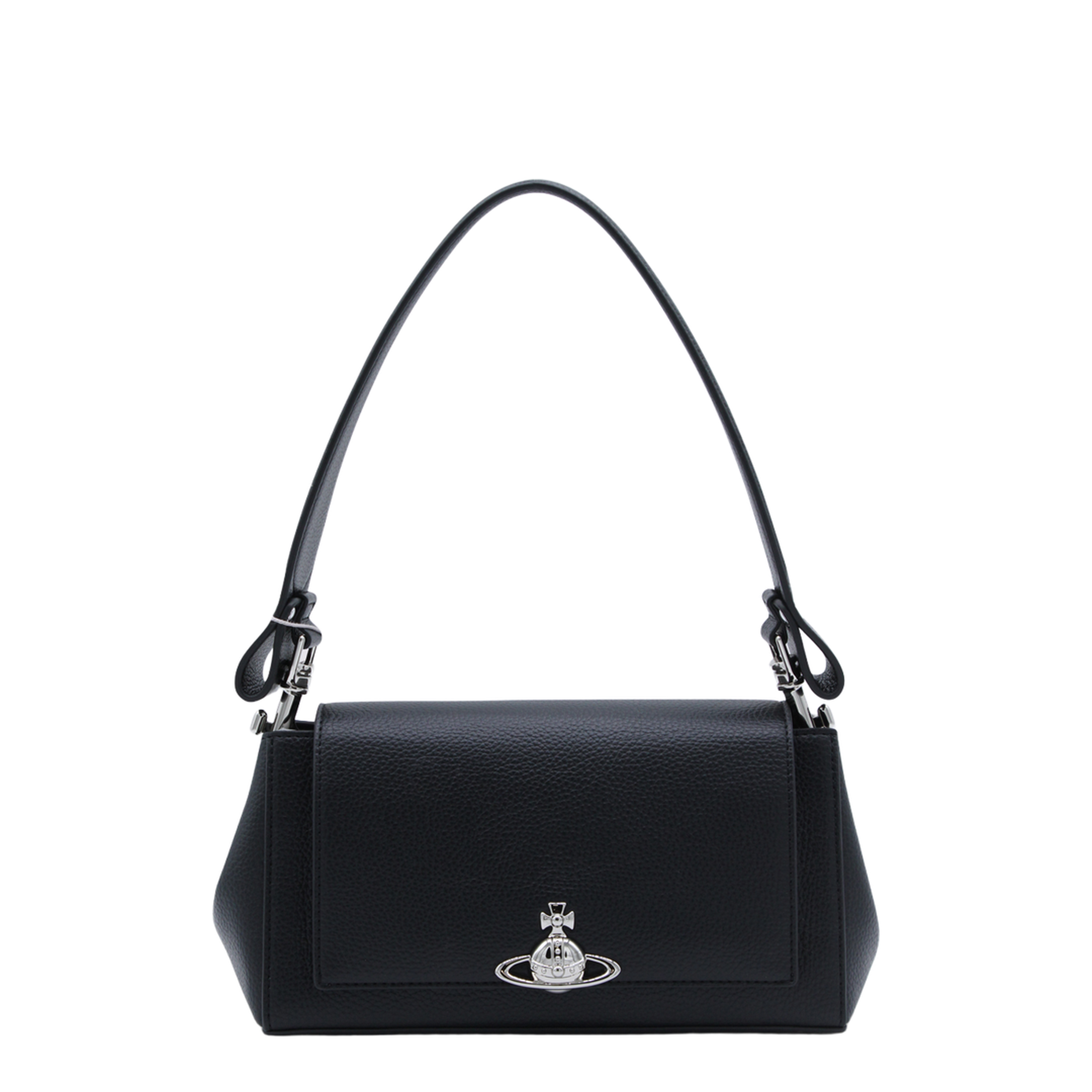 Hazel Grain Medium Shoulder Bag - Black - Image 2
