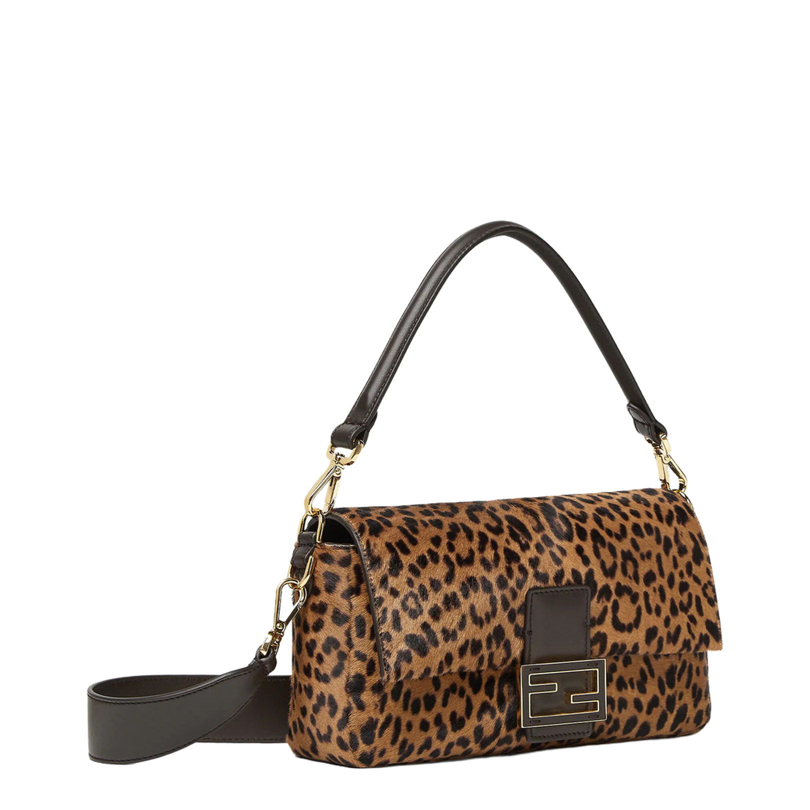 Baguette® Printed Cavallino Calfskin Bag Brown - Image 2