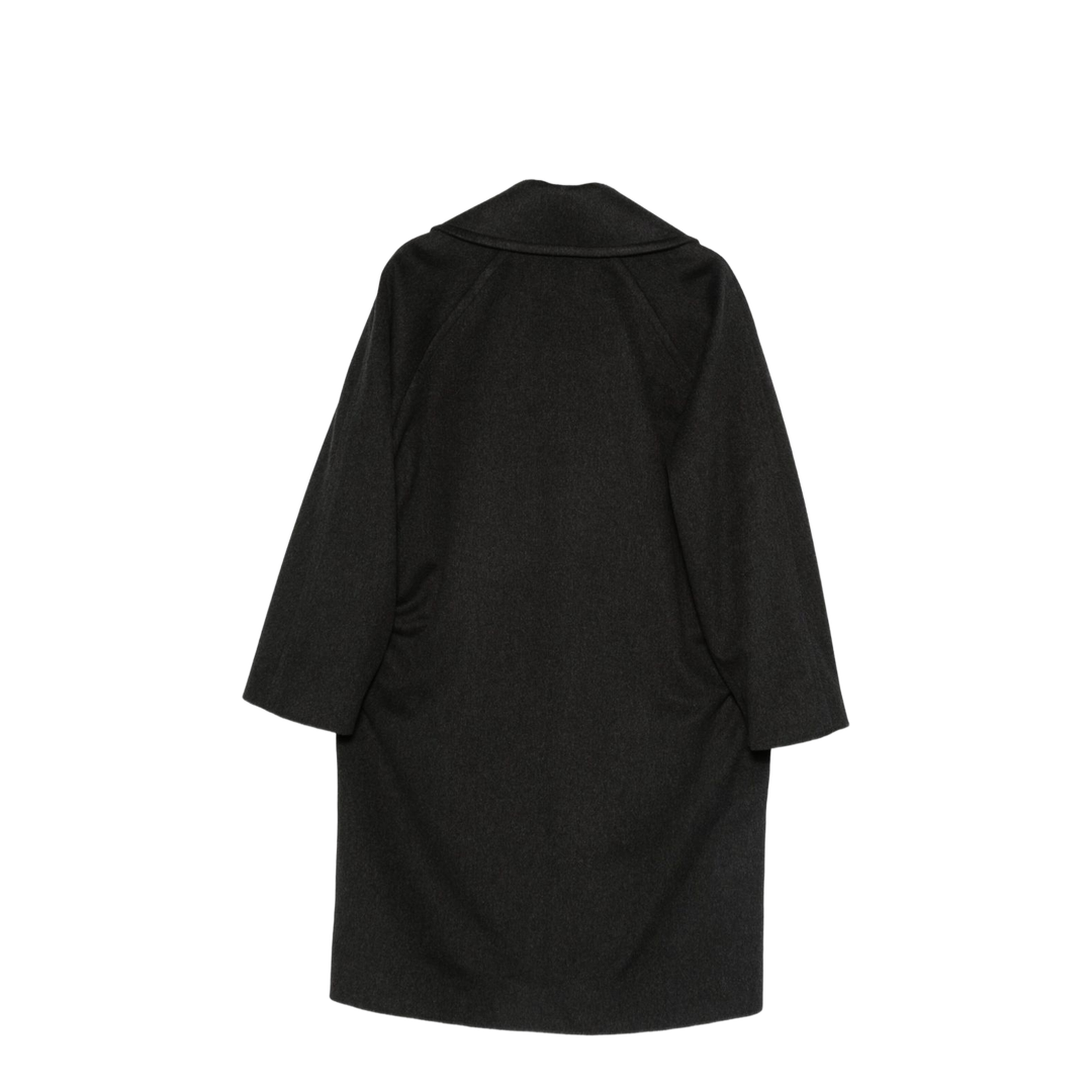 Grey Wool Double-Breasted Coat - Image 3