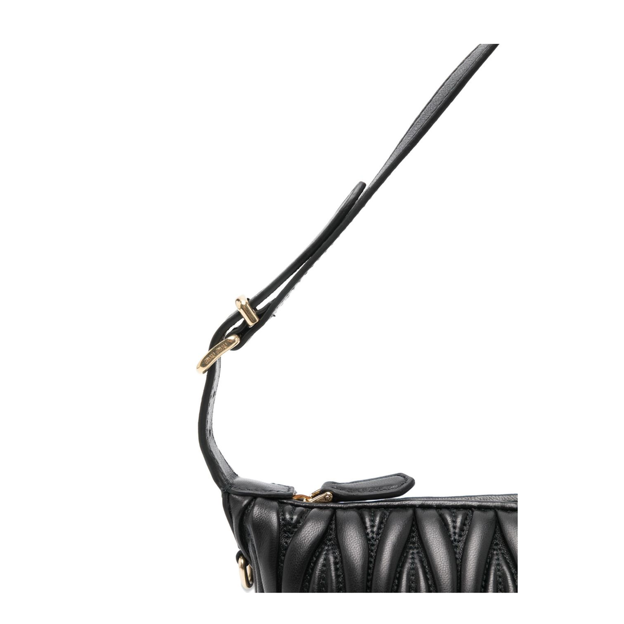 Matelassé Mini Bag Leather - Black - Image 3