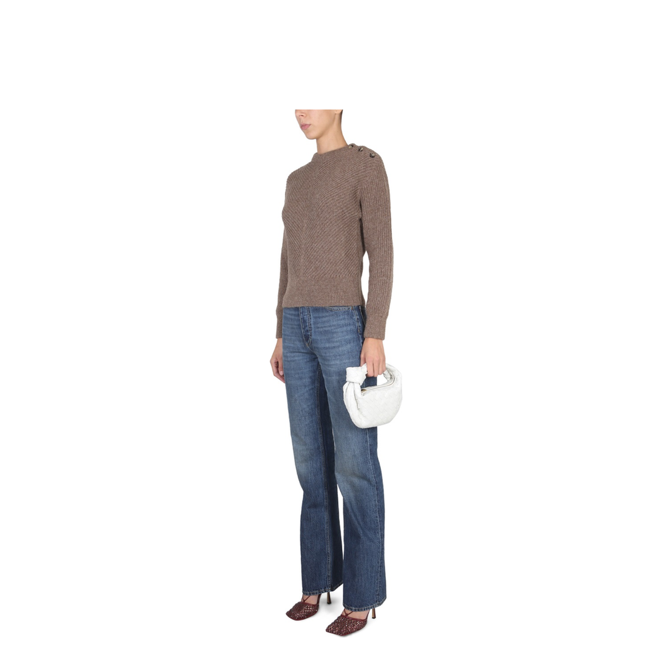 Alpaca Knit with Chevron Pattern - Image 2