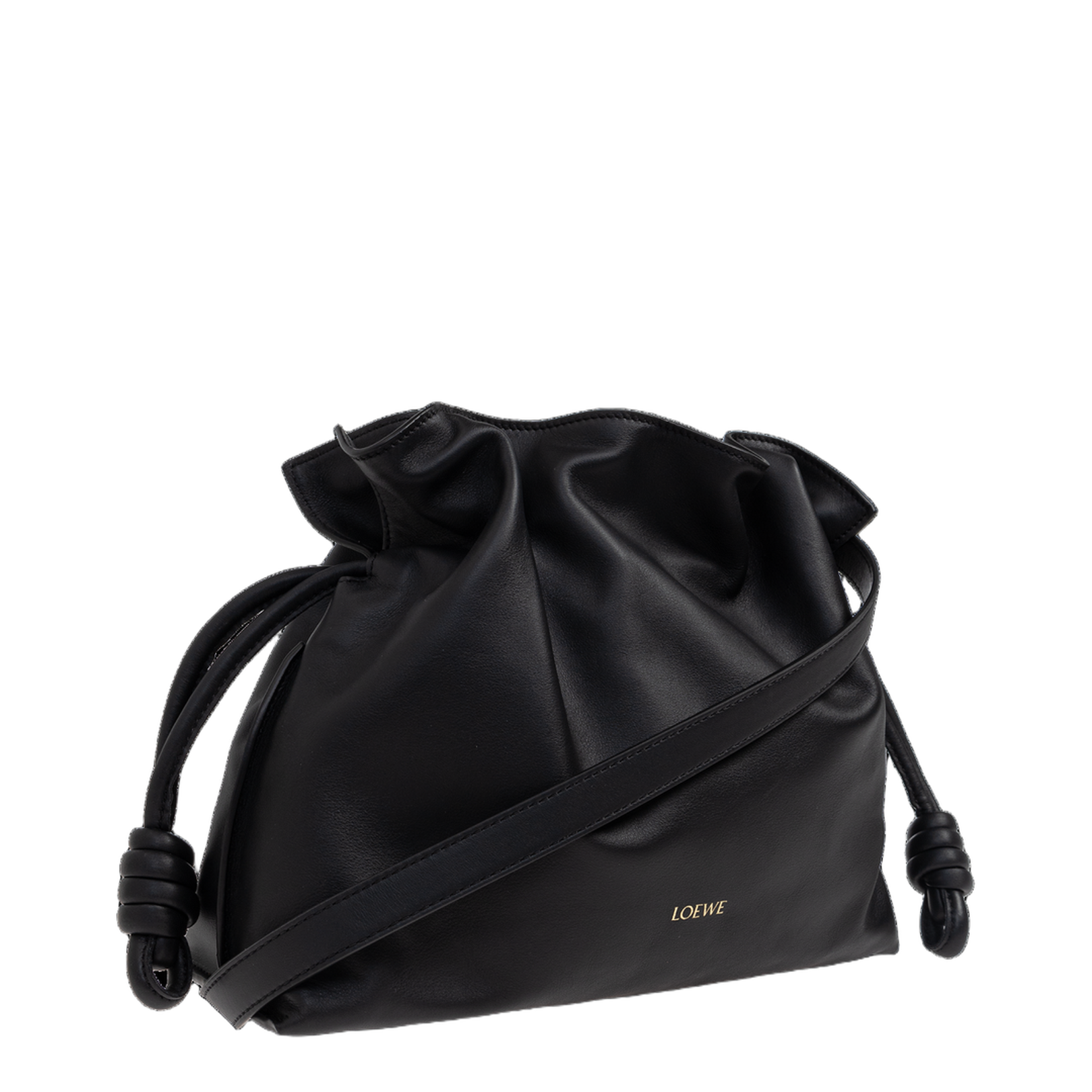 Flamenco Medium Nappa Calfskin Clutch - Black - Image 4
