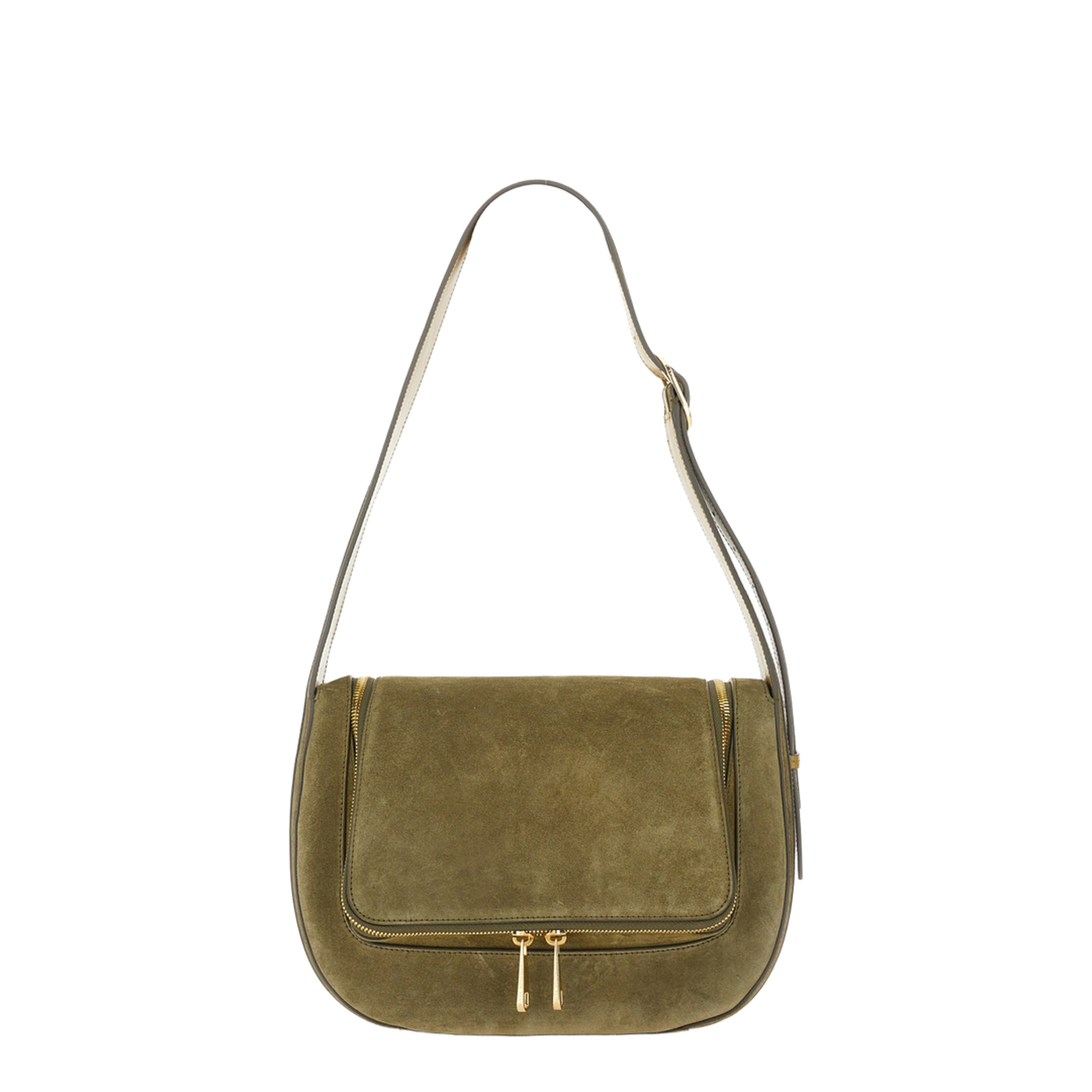 Vere Shoulder Bag Suede - Bonsai Green - Image 1