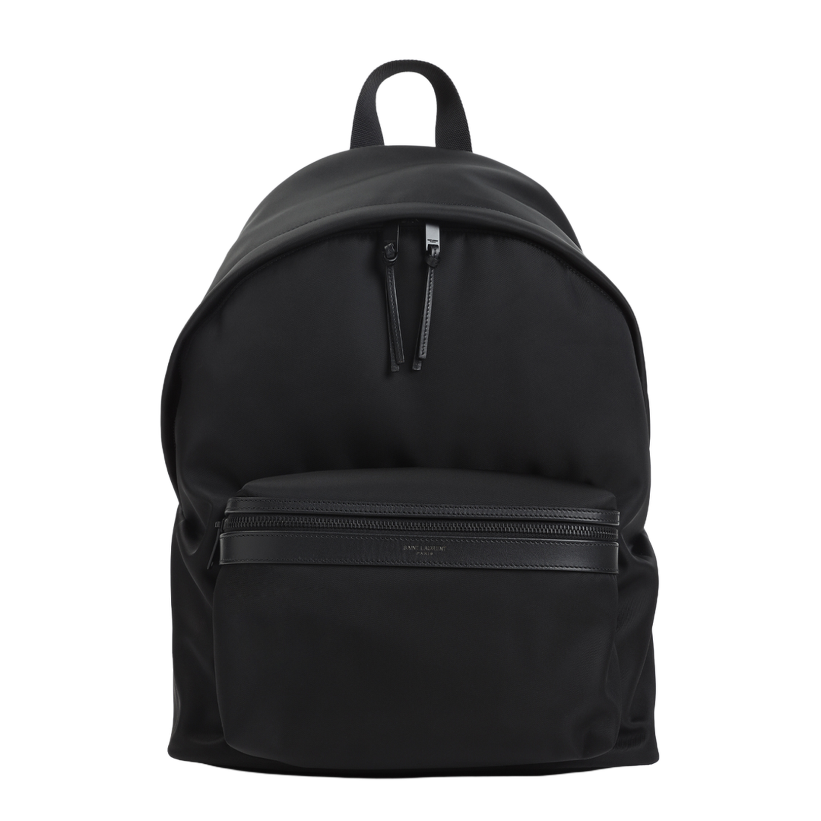 City Leather Backpack - Black - Image 2