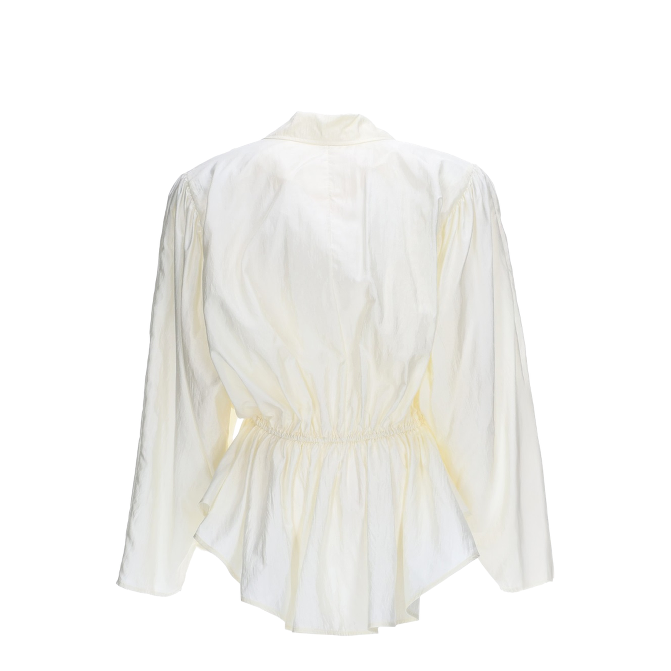 Silk Blend Top in White - Image 2