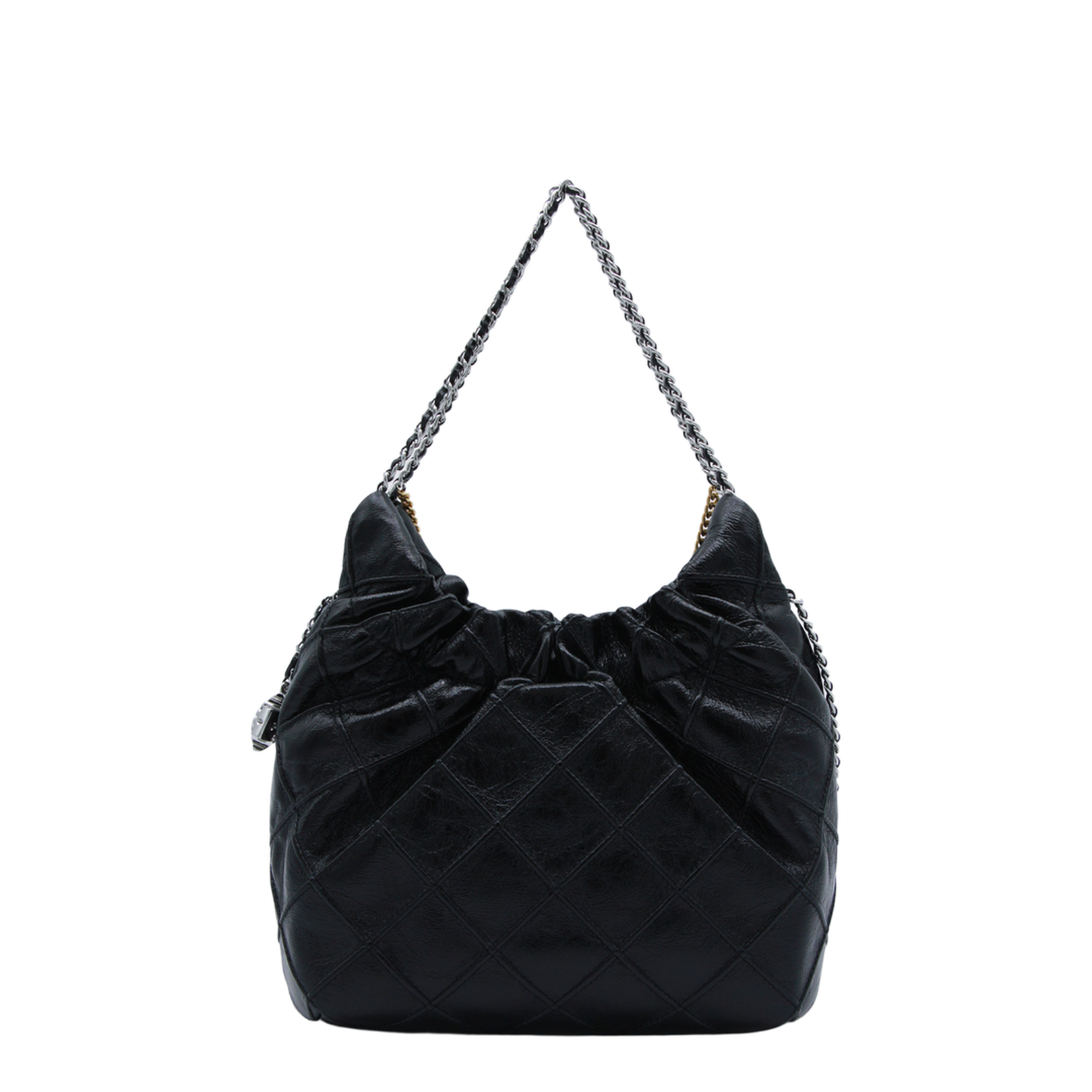 Fleming Mini Leather Hobo Bag - Image 3