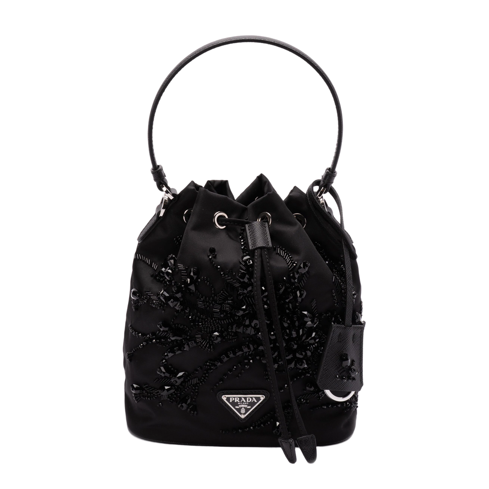 Re-Nylon Bucket Bag - Nero - Image 1