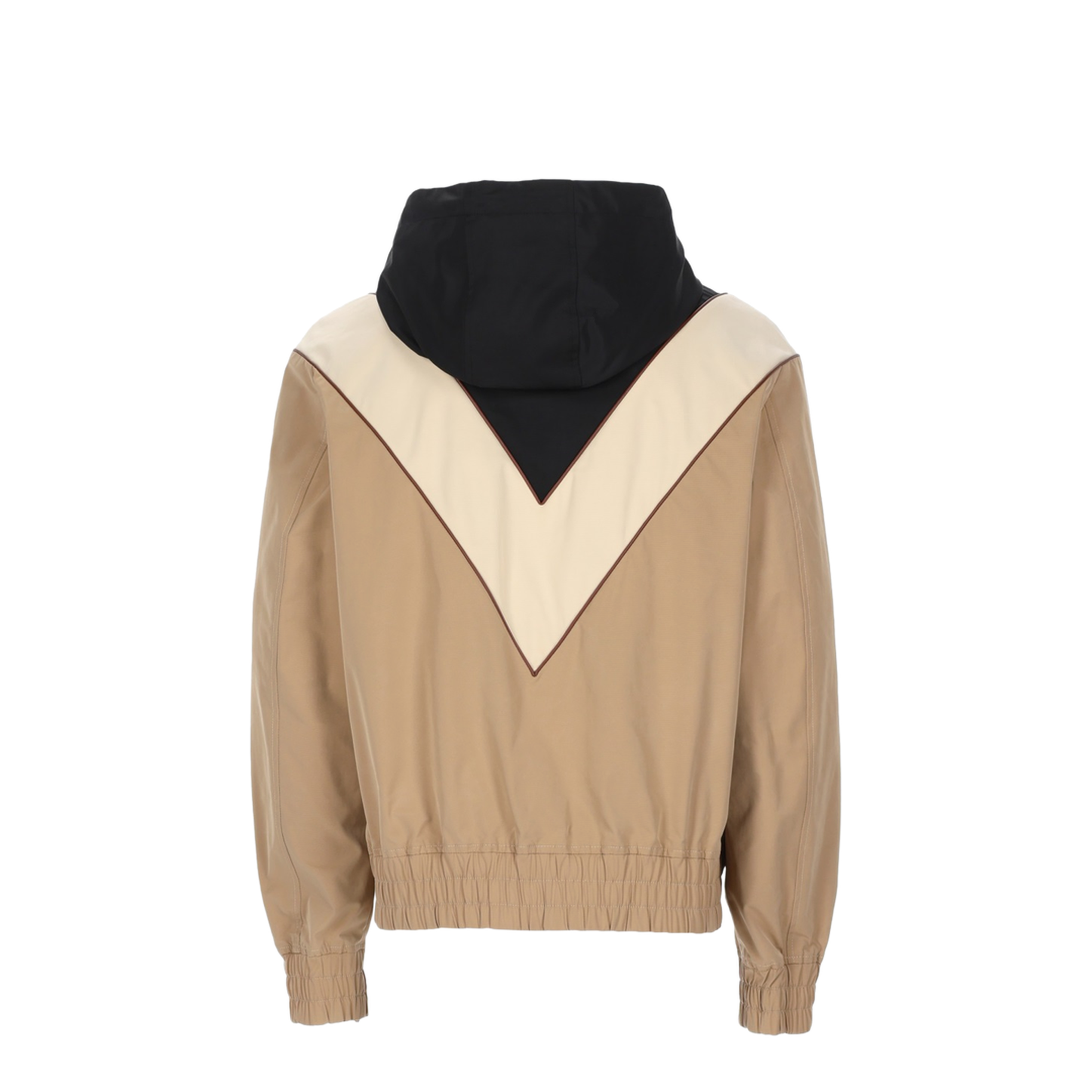 Multicolor Stretch Polyester Bomber Jacket - Image 3