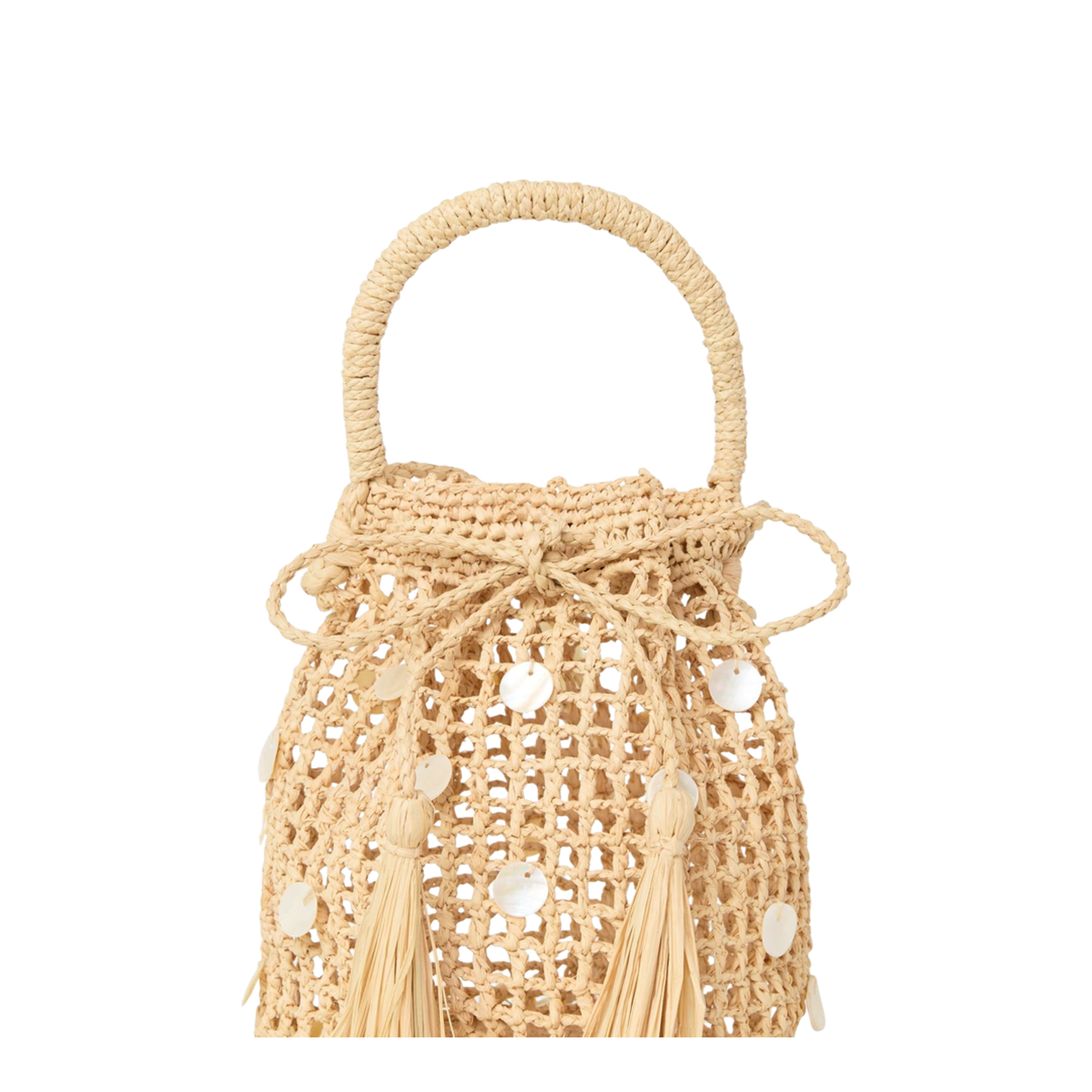 Rafia Bucket Bag - Image 3