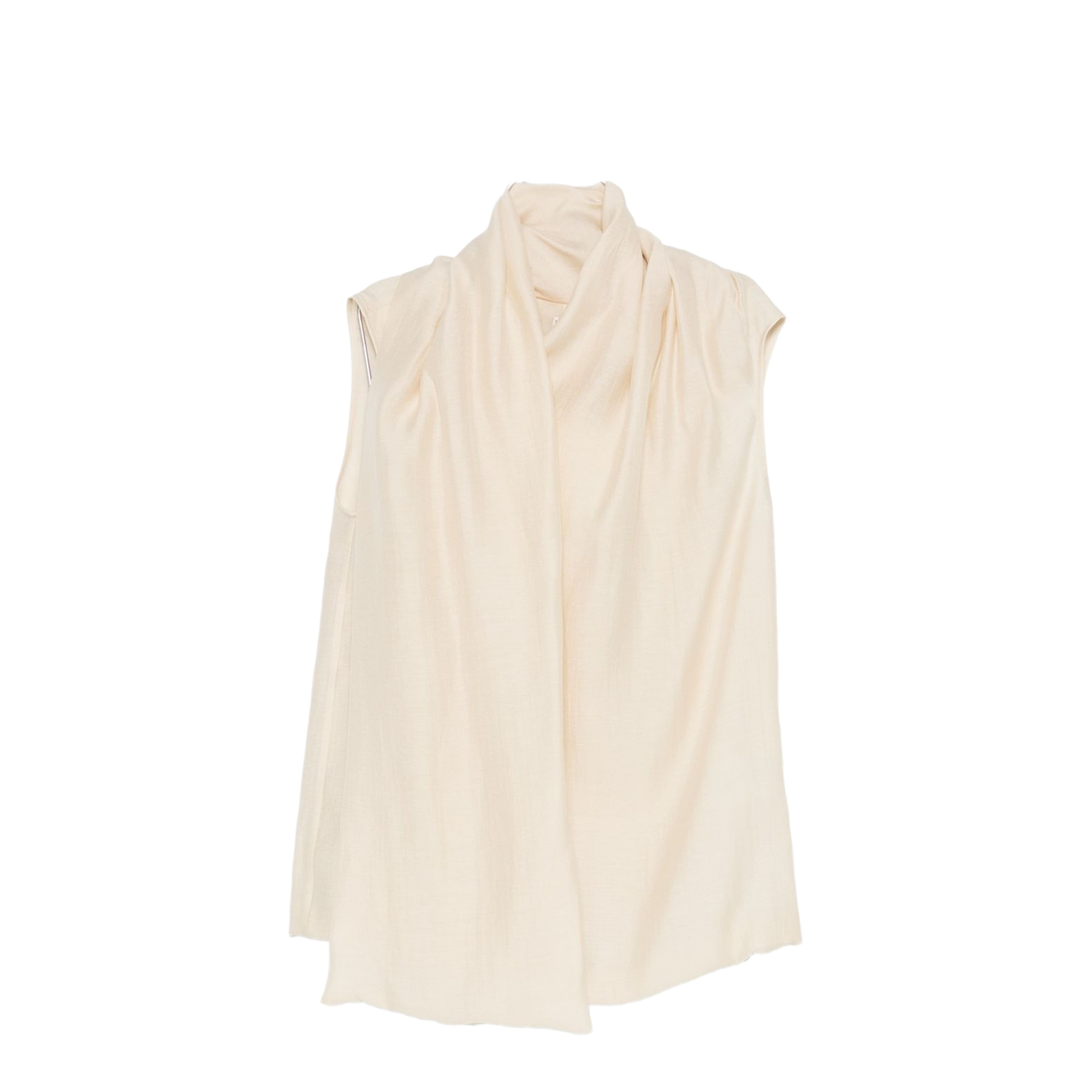 Ecru Scarf Blouse - Image 1