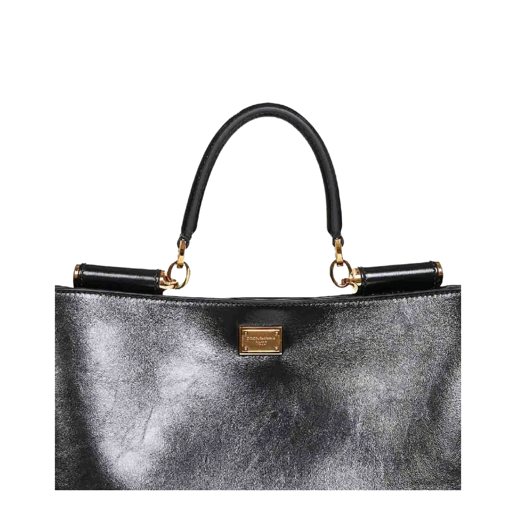 Vittoria Medium Calfskin Handbag - Black - Image 3