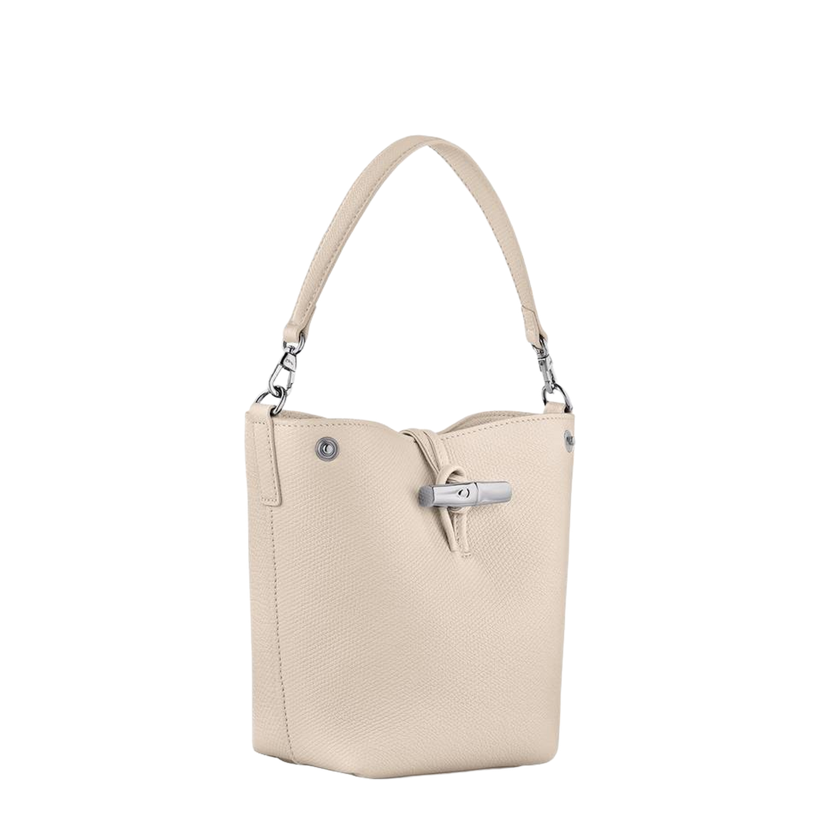 Le Roseau XS Cowhide Leather Bucket Bag - Paper (Beige) - Image 2