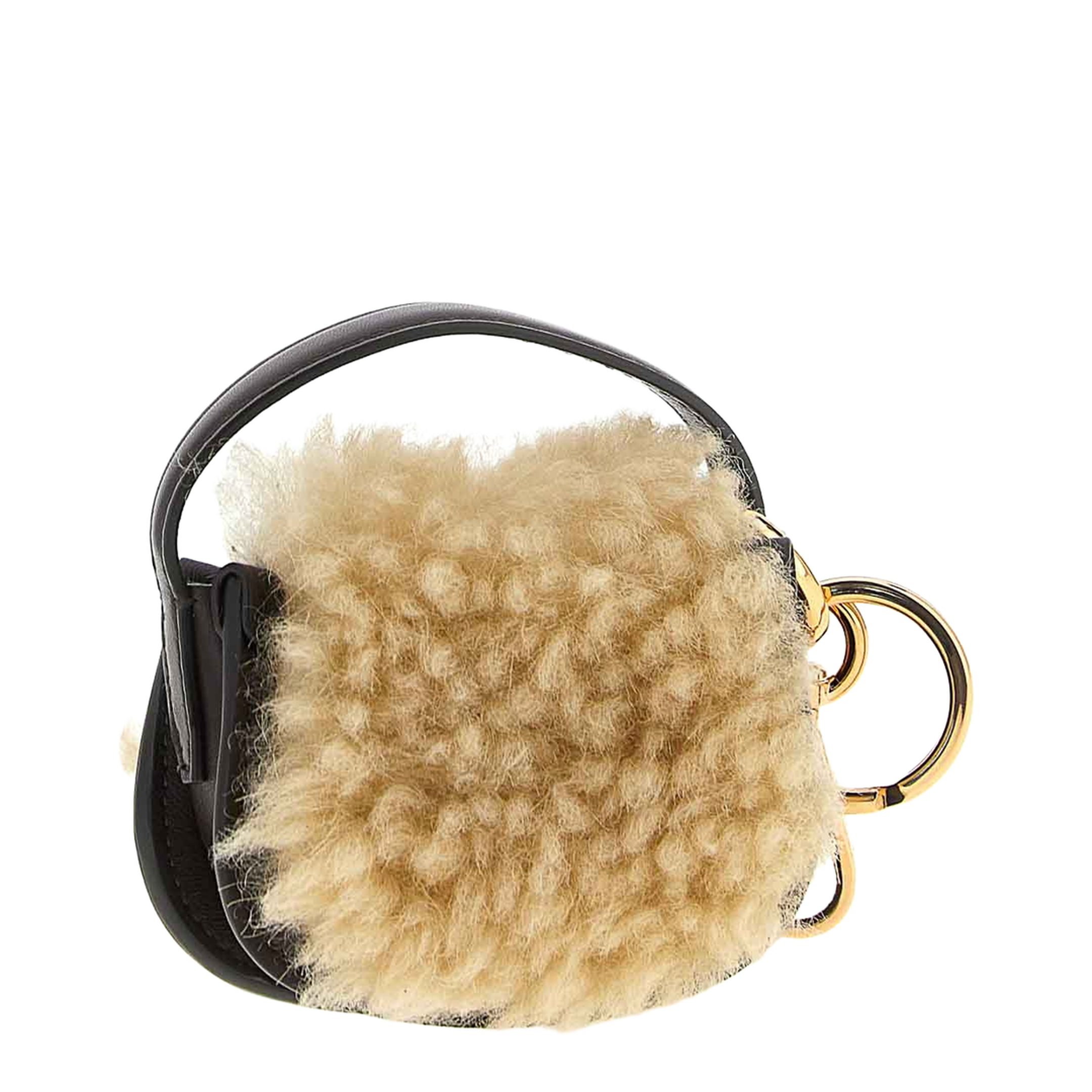 Cindolo Shearling Bag In Multicolor - Image 1