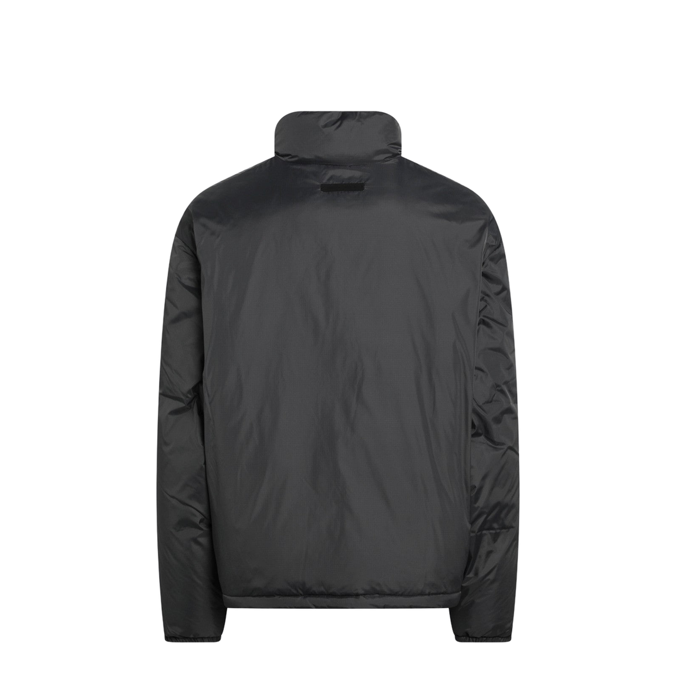 Grey Padded Ripstop Nylon Jacket - Image 2