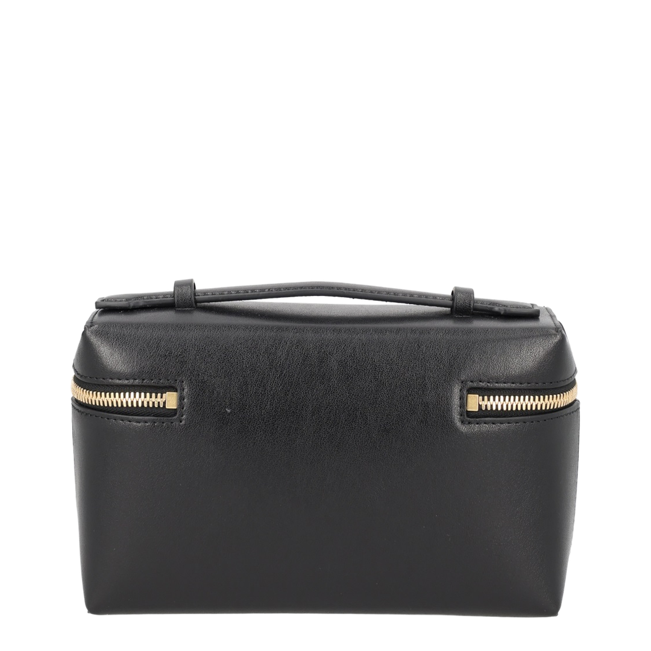 Vanity Medium Calf Leather Crossbody Bag - Black - Image 3