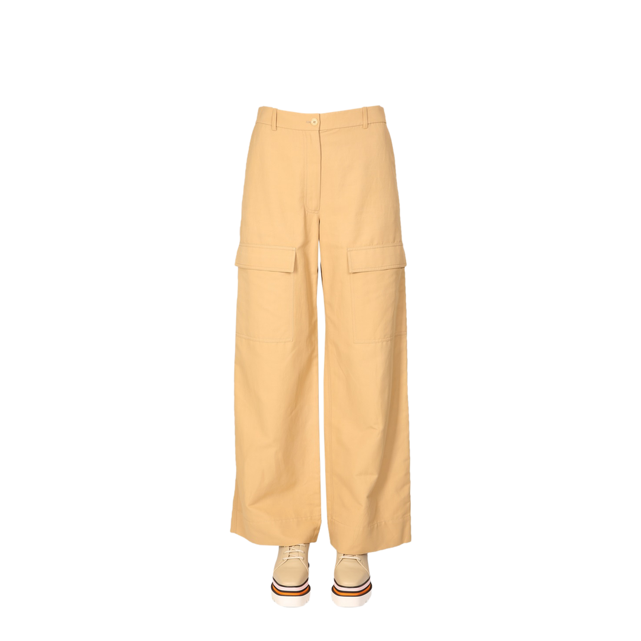 Wide Leg Cargo Pants - Image 1