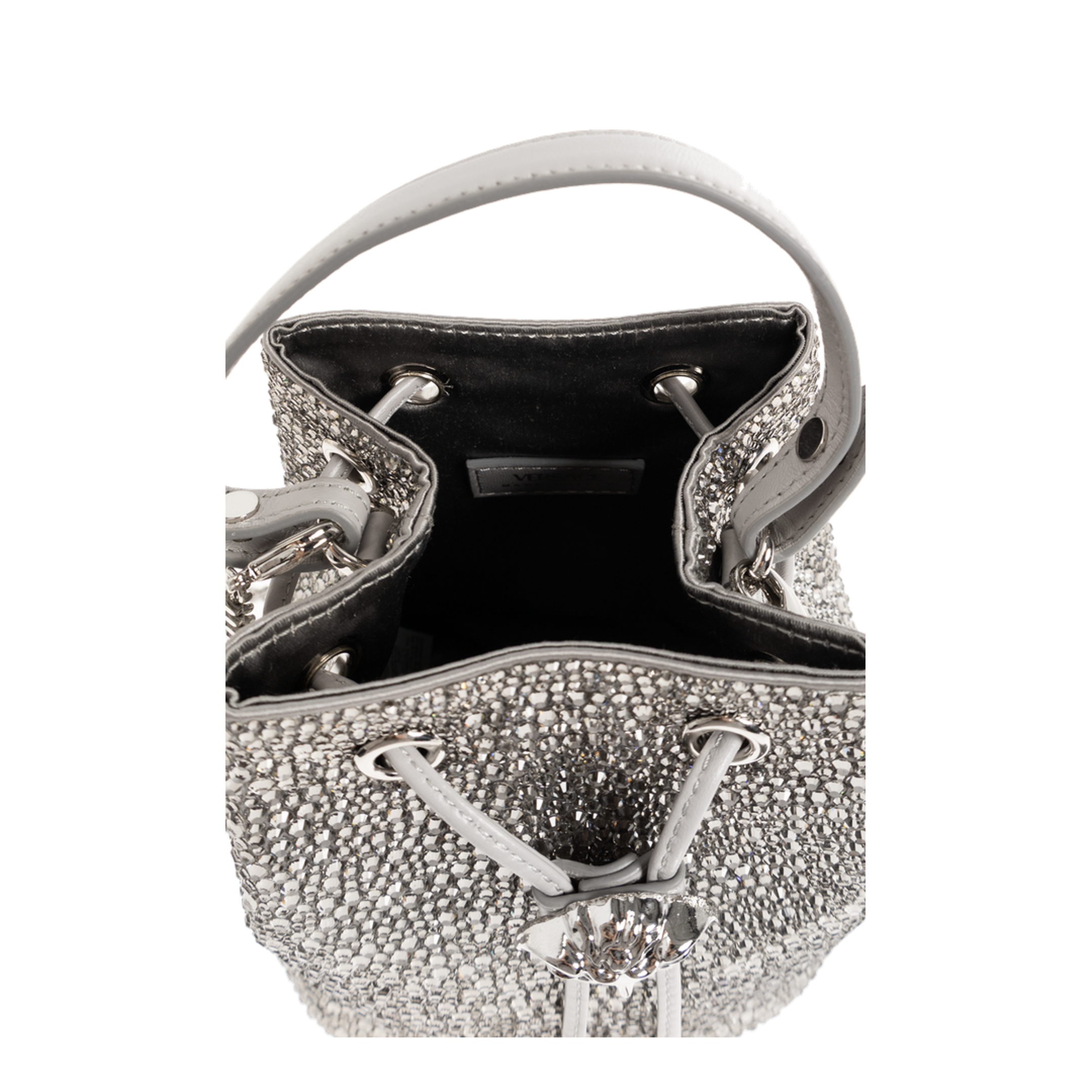 La Medusa Mini Calfskin Bucket Bag - Nero - Image 5