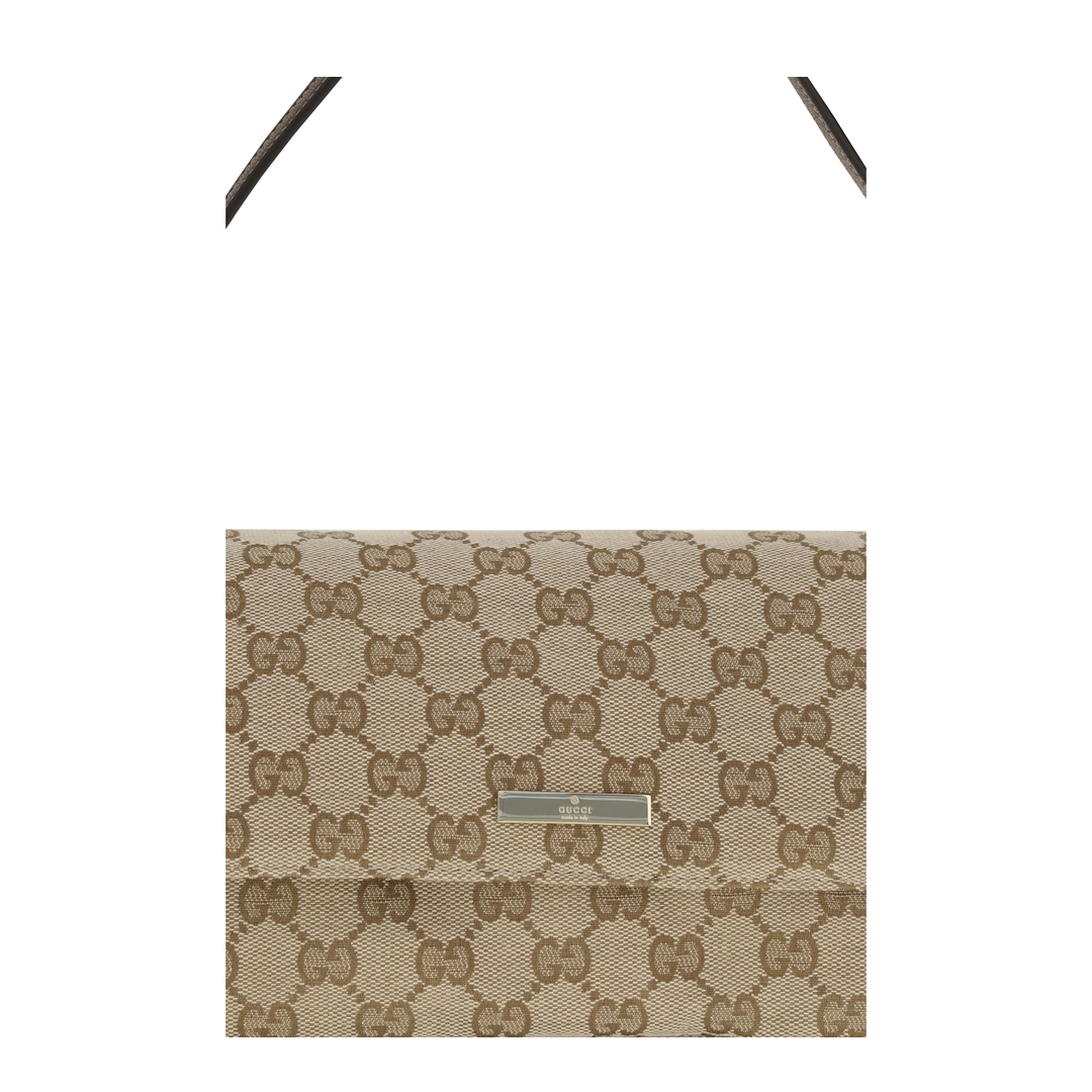 Madison Medium GG Canvas Shoulder Bag - Sand and Dark Brown - Image 4
