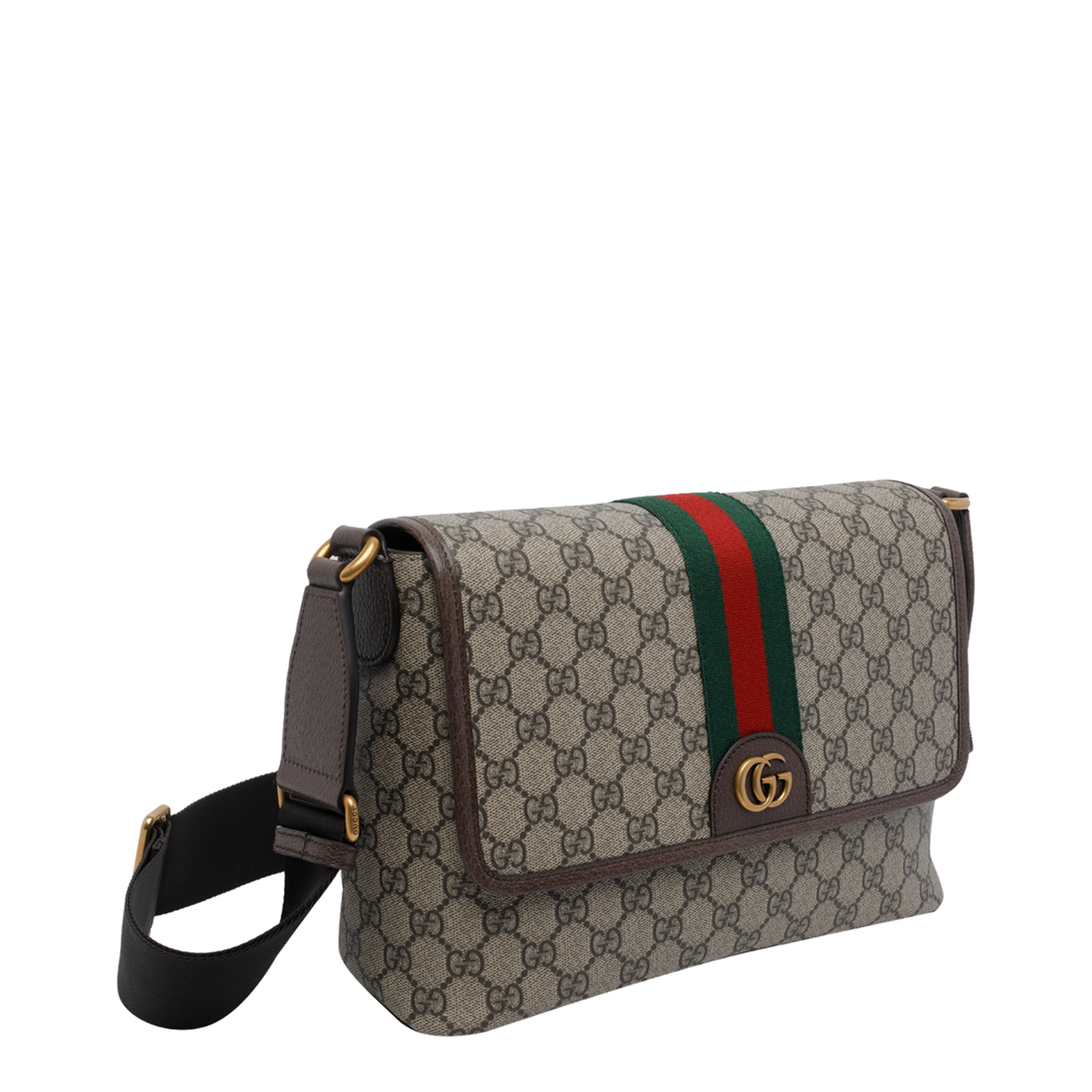 Ophidia Medium Messenger Bag - Beige/Brown - Image 2