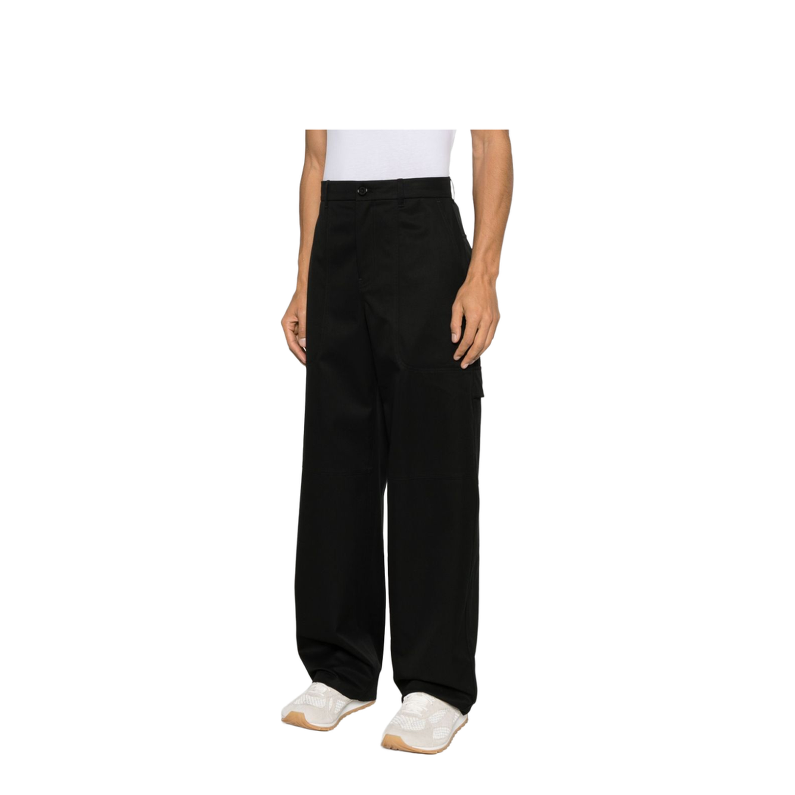 Cotton and Silk Cargo Trousers - Image 3