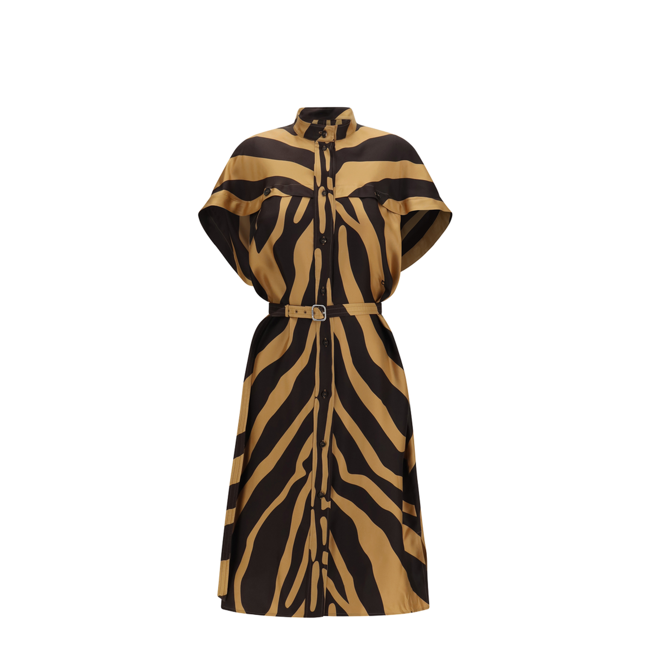 Twill Shirt Dress - Image 1