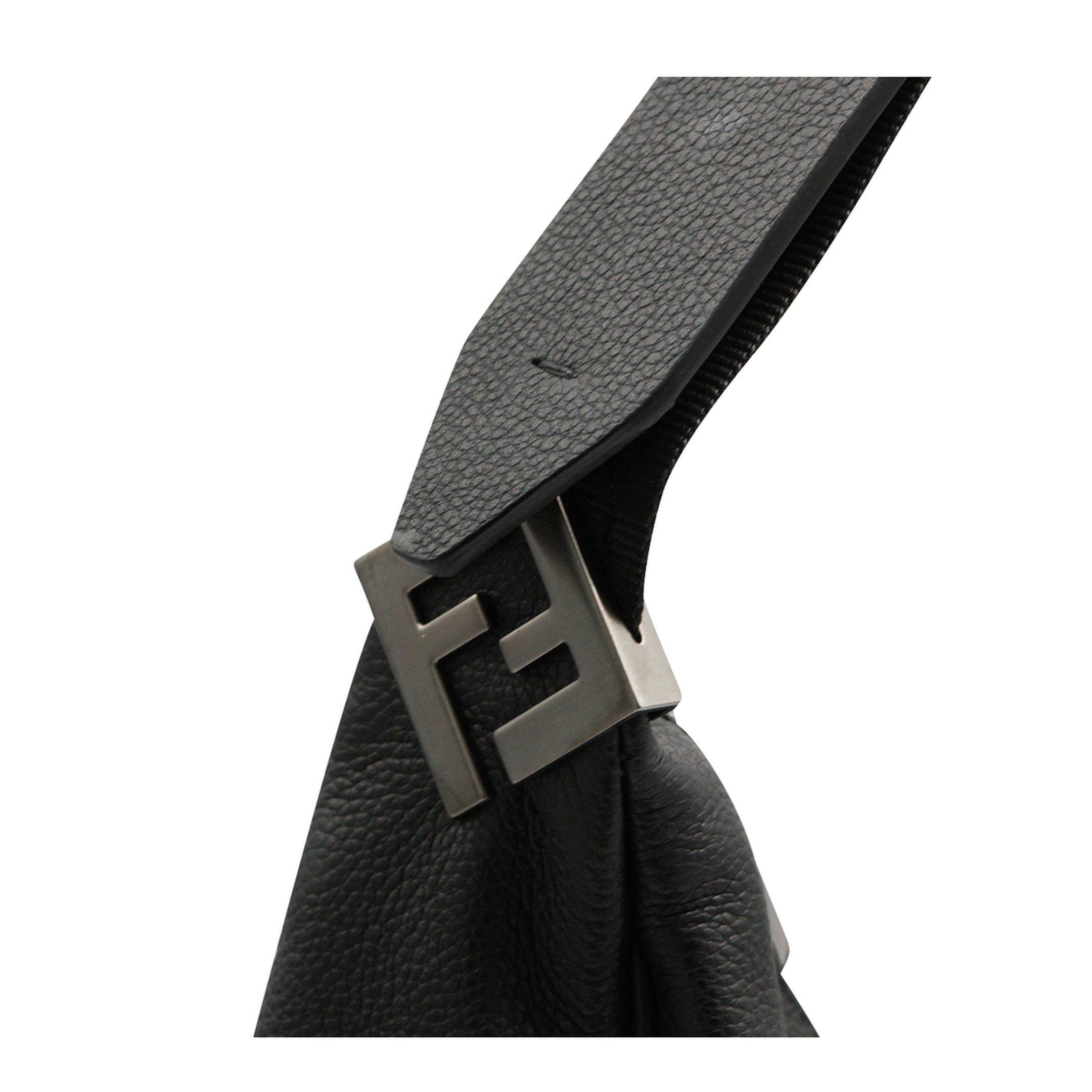 Melon Large Calfskin Bag - Black - Image 7