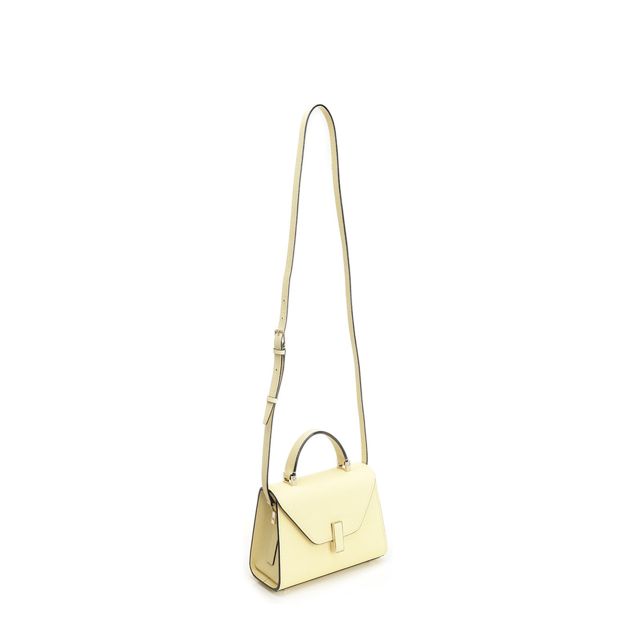 Iside Mini Leather Handbag - White - Image 2