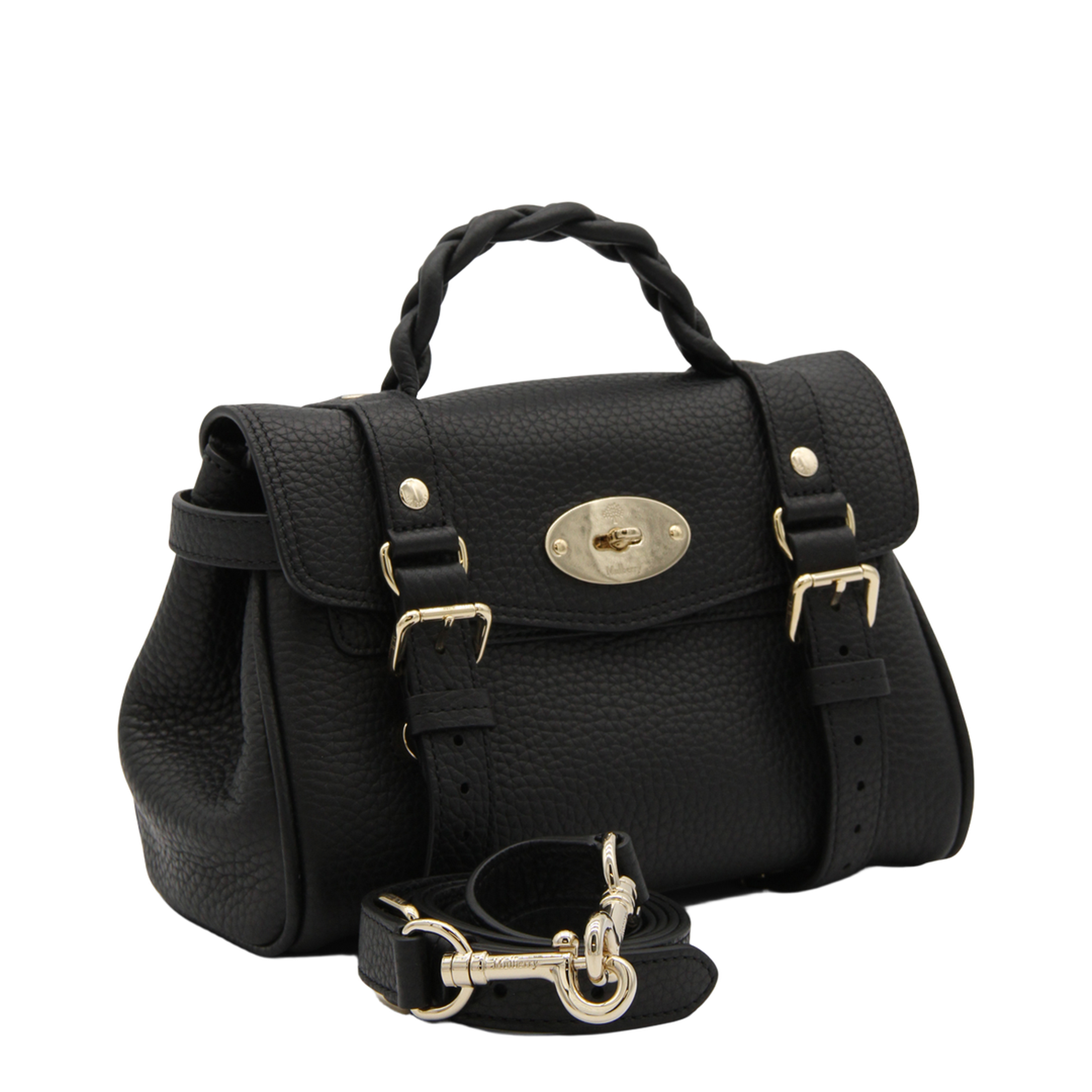 Alexa Mini Grainy Leather Bag - Image 4