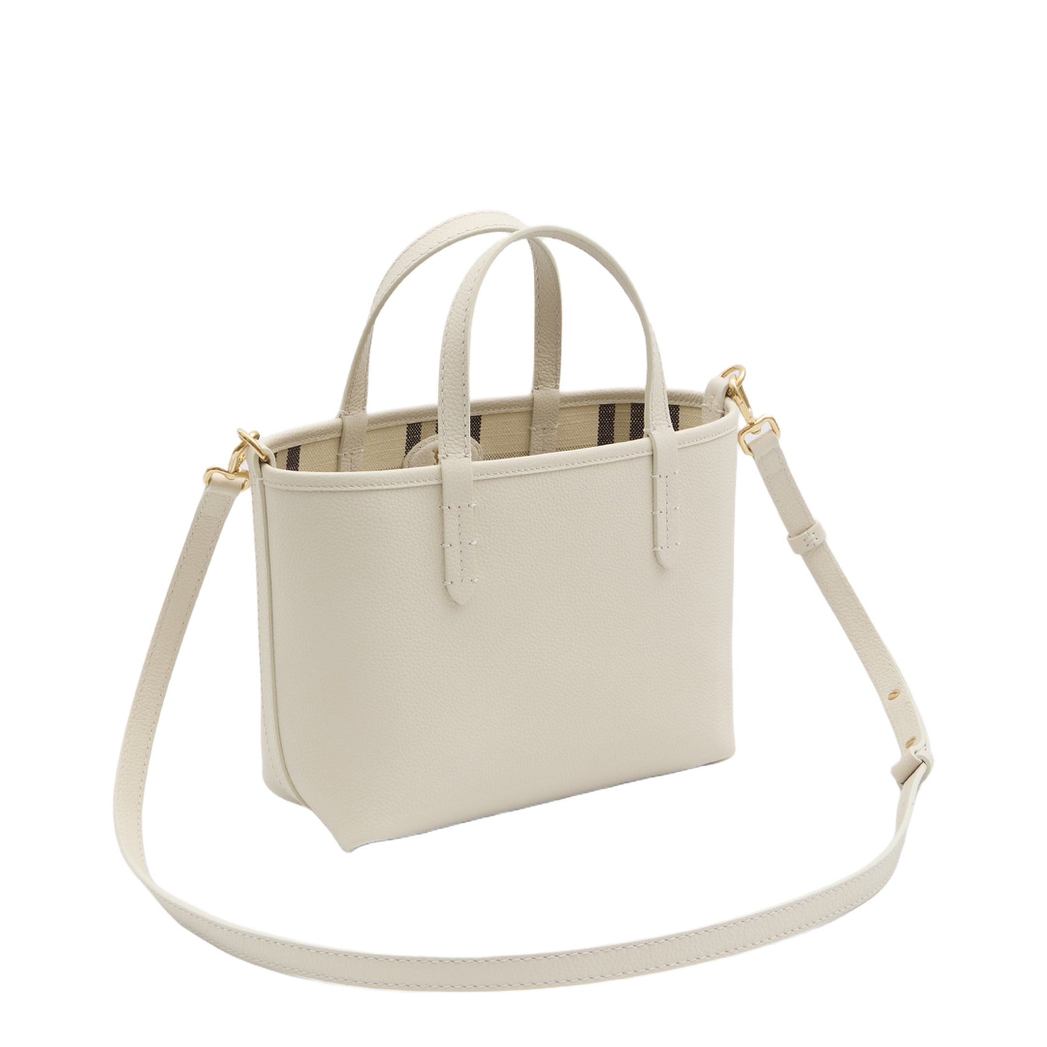 Ivory Mini Bloomsbury Reversible Handbag - Image 2