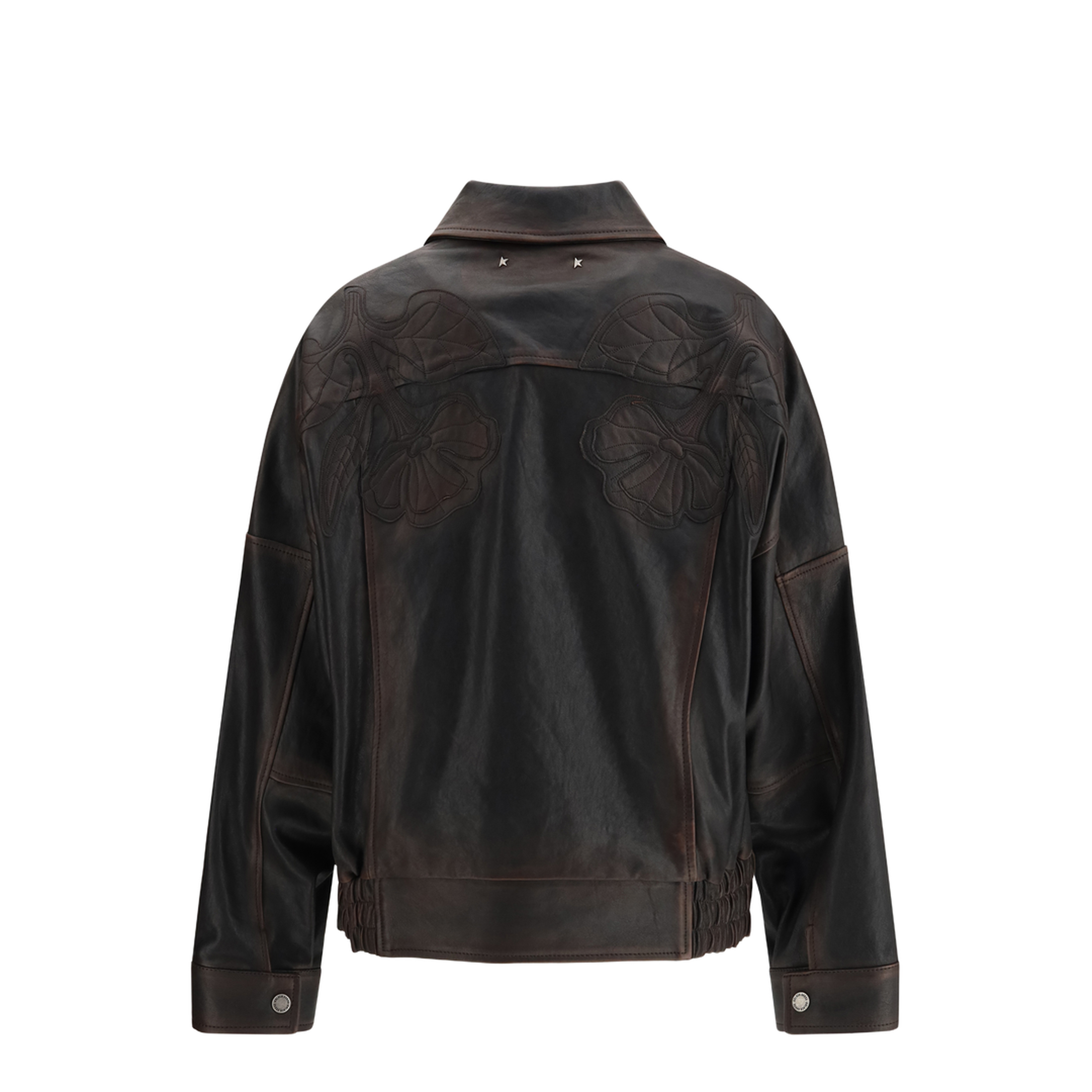 Nappa Leather Bomber Jacket - Image 2
