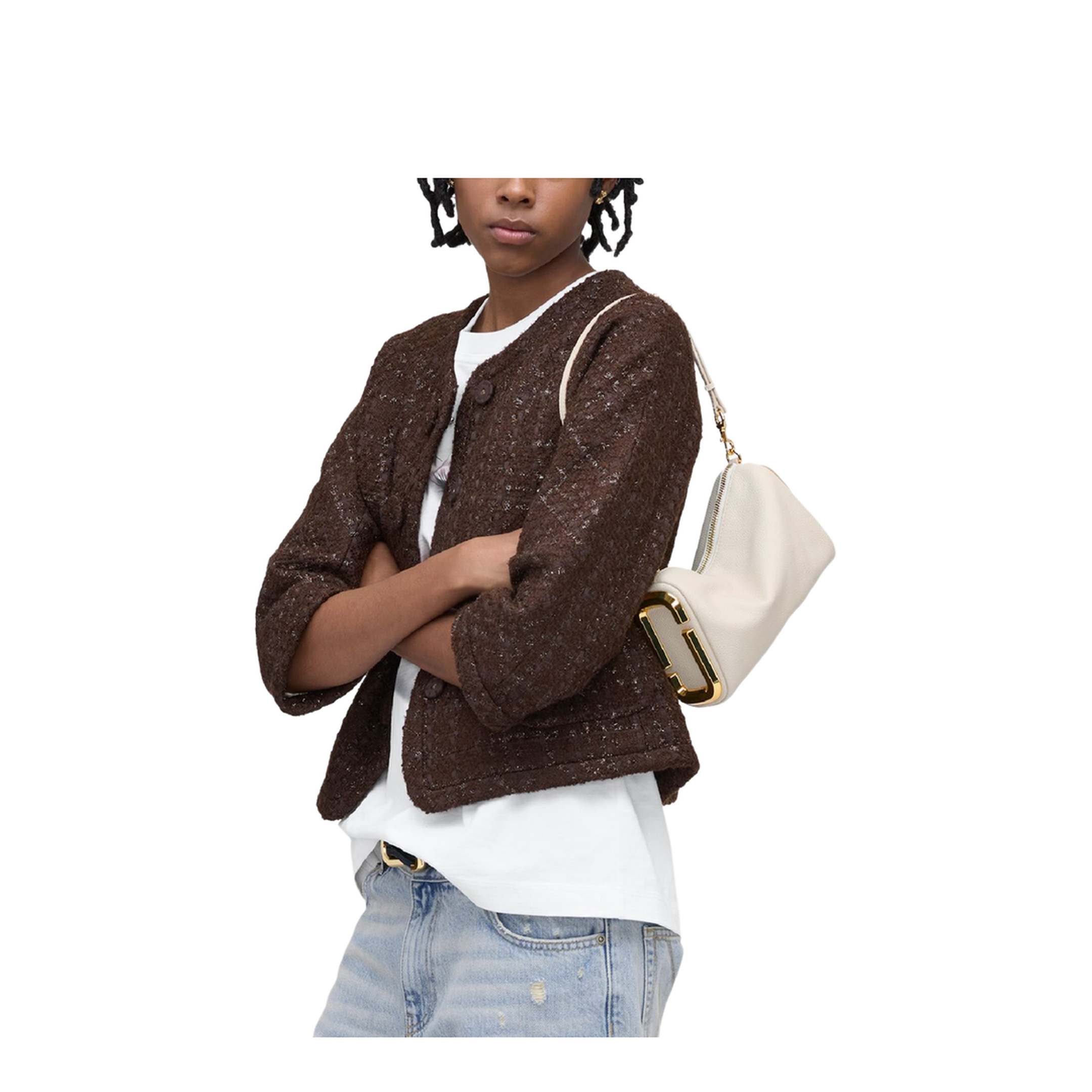 Snapshot Shoulder Bag in Leather - Image 4