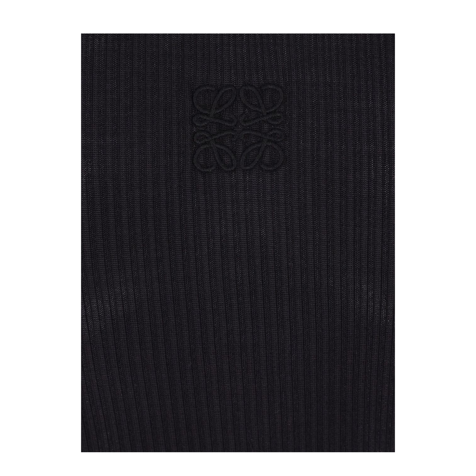 Anagram Tank Top in Silk Black - Image 2