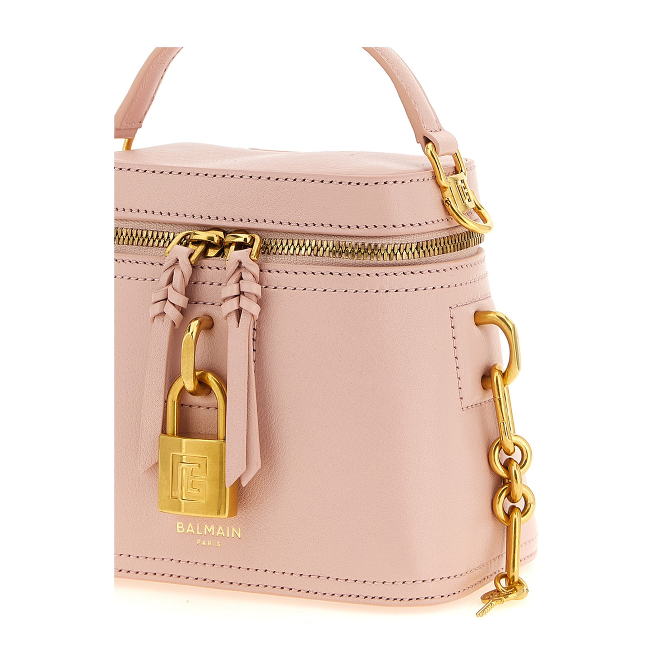 Pulse Vanity Calfskin Handbag - Pink - Image 3