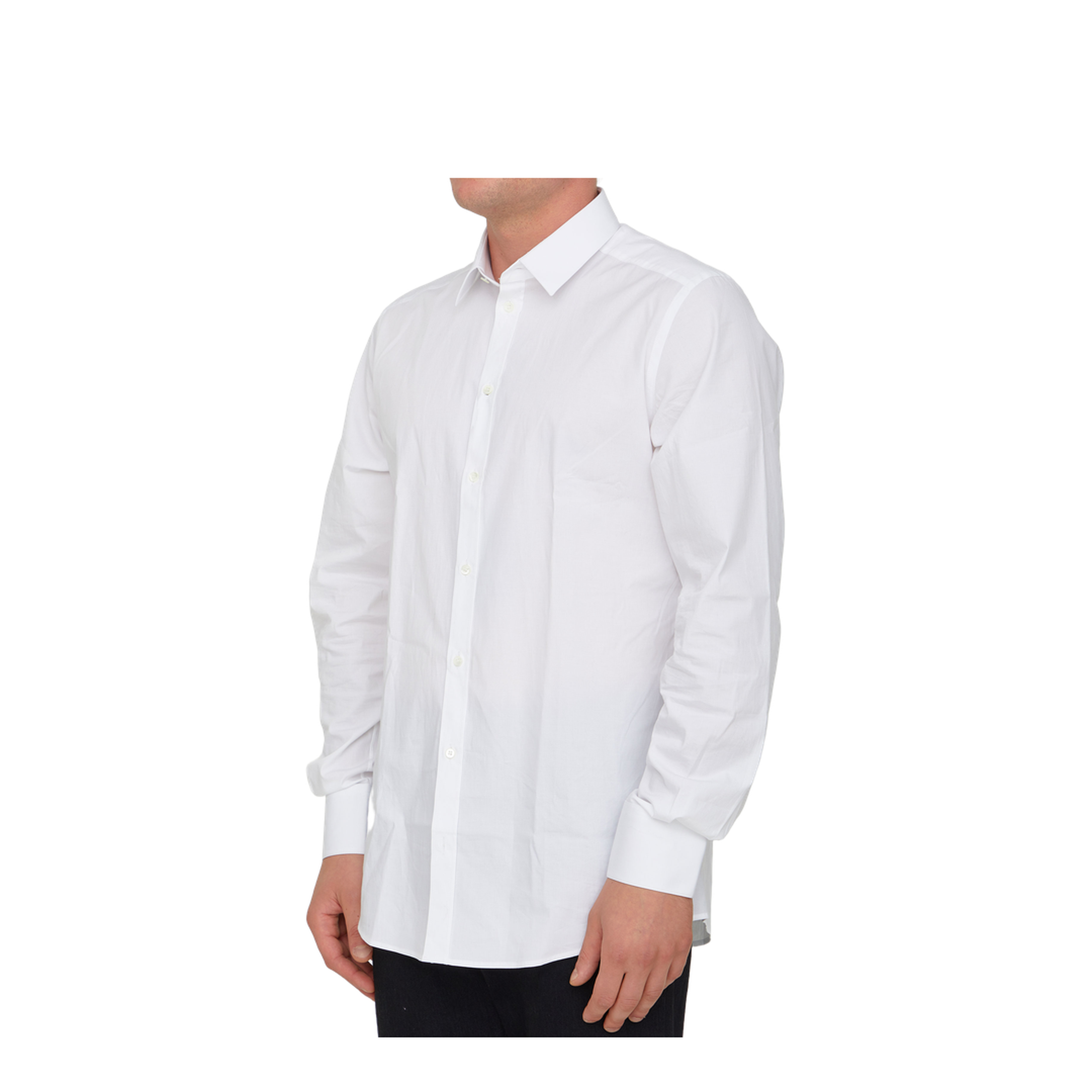 White Cotton Shirt - Image 2