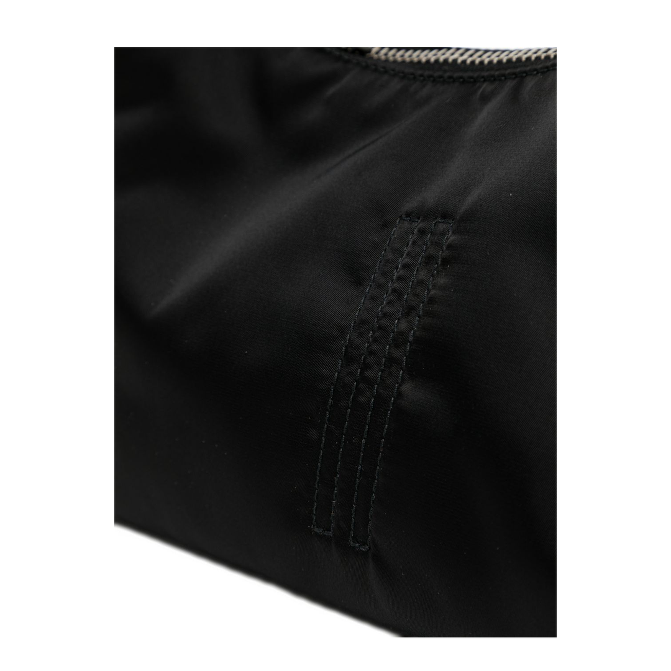 Gemini Small Lamb Leather Shoulder Bag - Black - Image 3