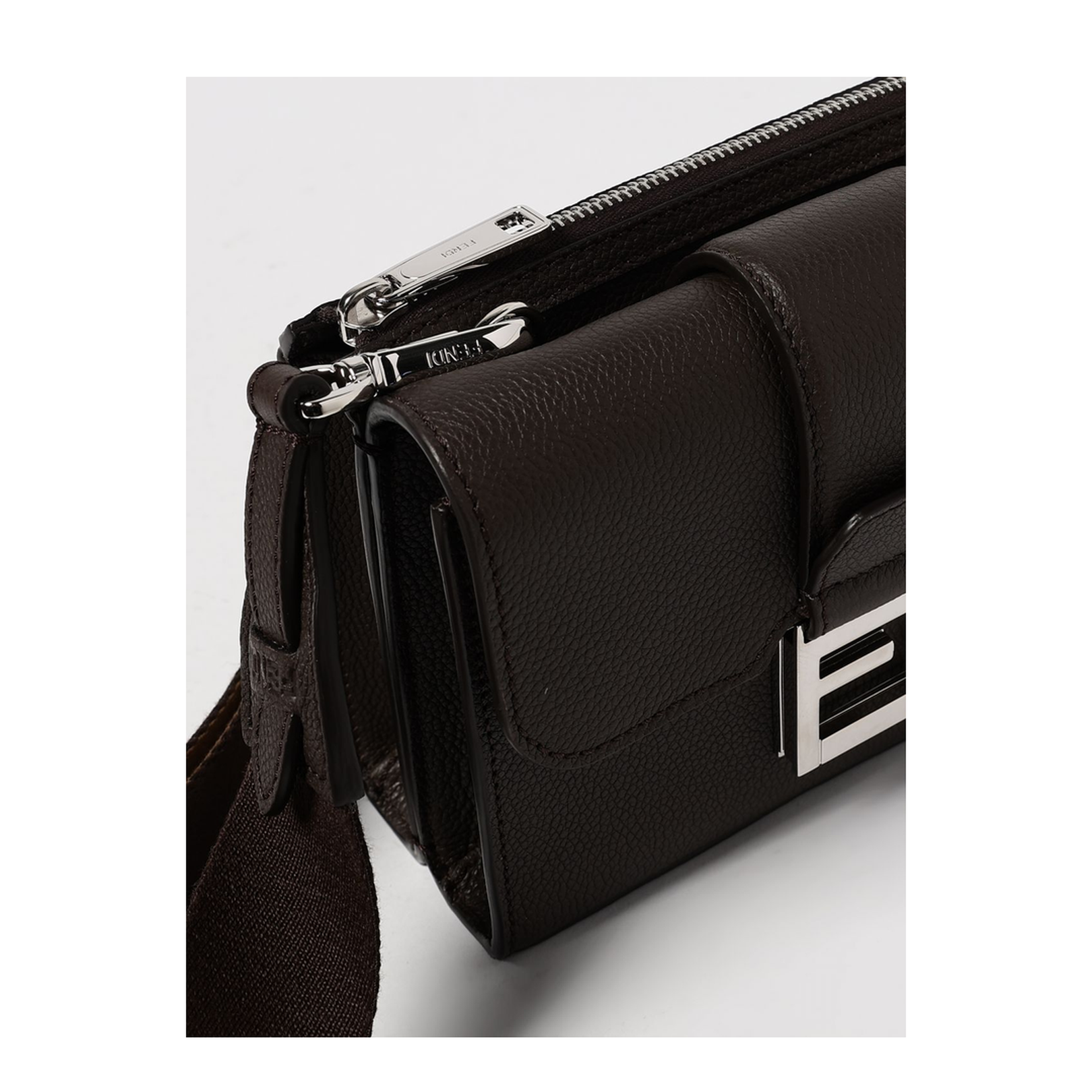 Double Baguette Leather Brown - Image 4