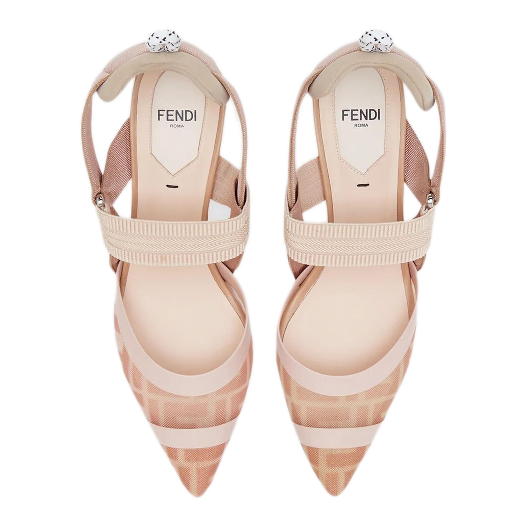 Colibrì Leather And Mesh Slingbacks - Image 4