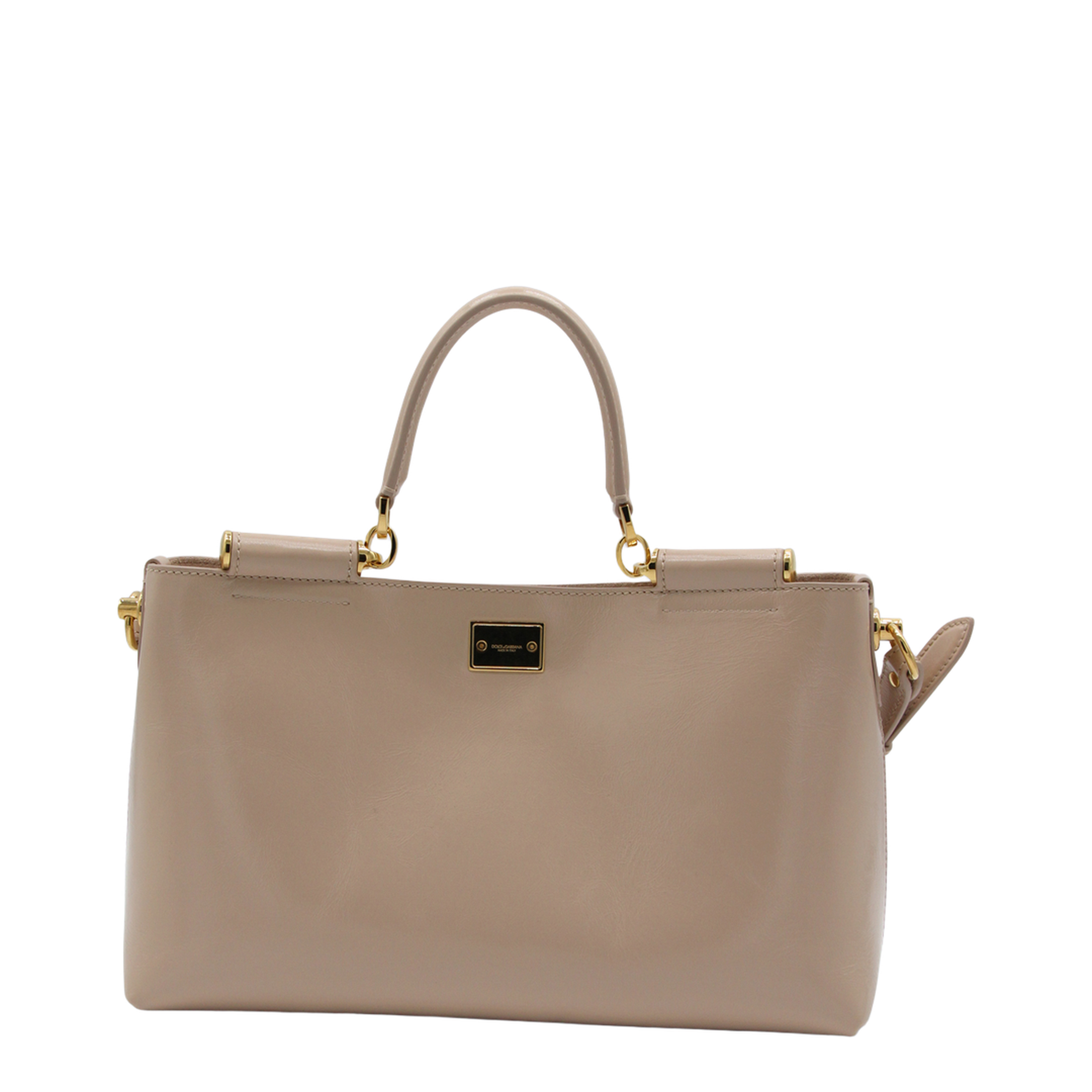 Handbag in Flesh-Coloured Leather - Image 2
