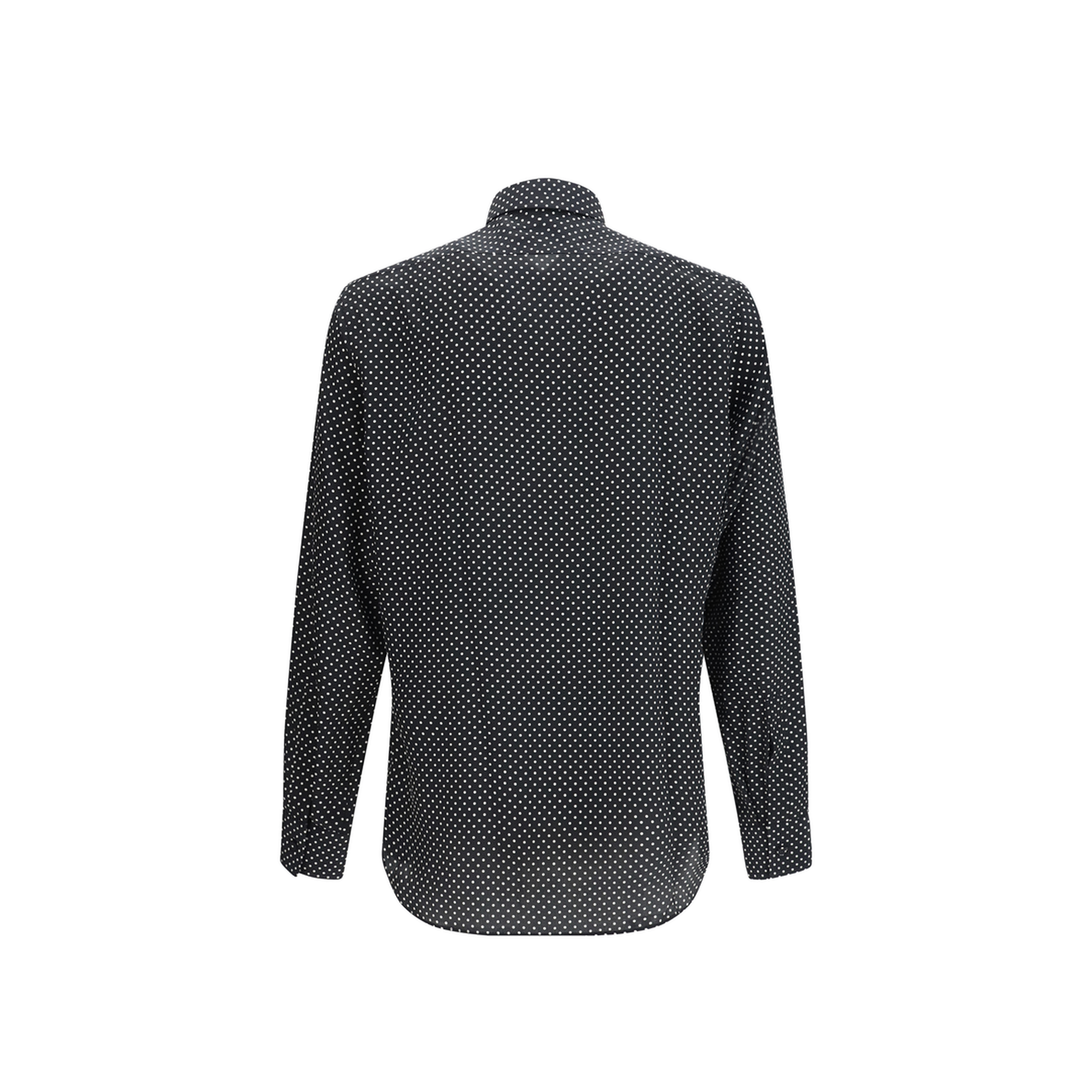 Crepe de Chine Polka Dot Shirt - Image 2