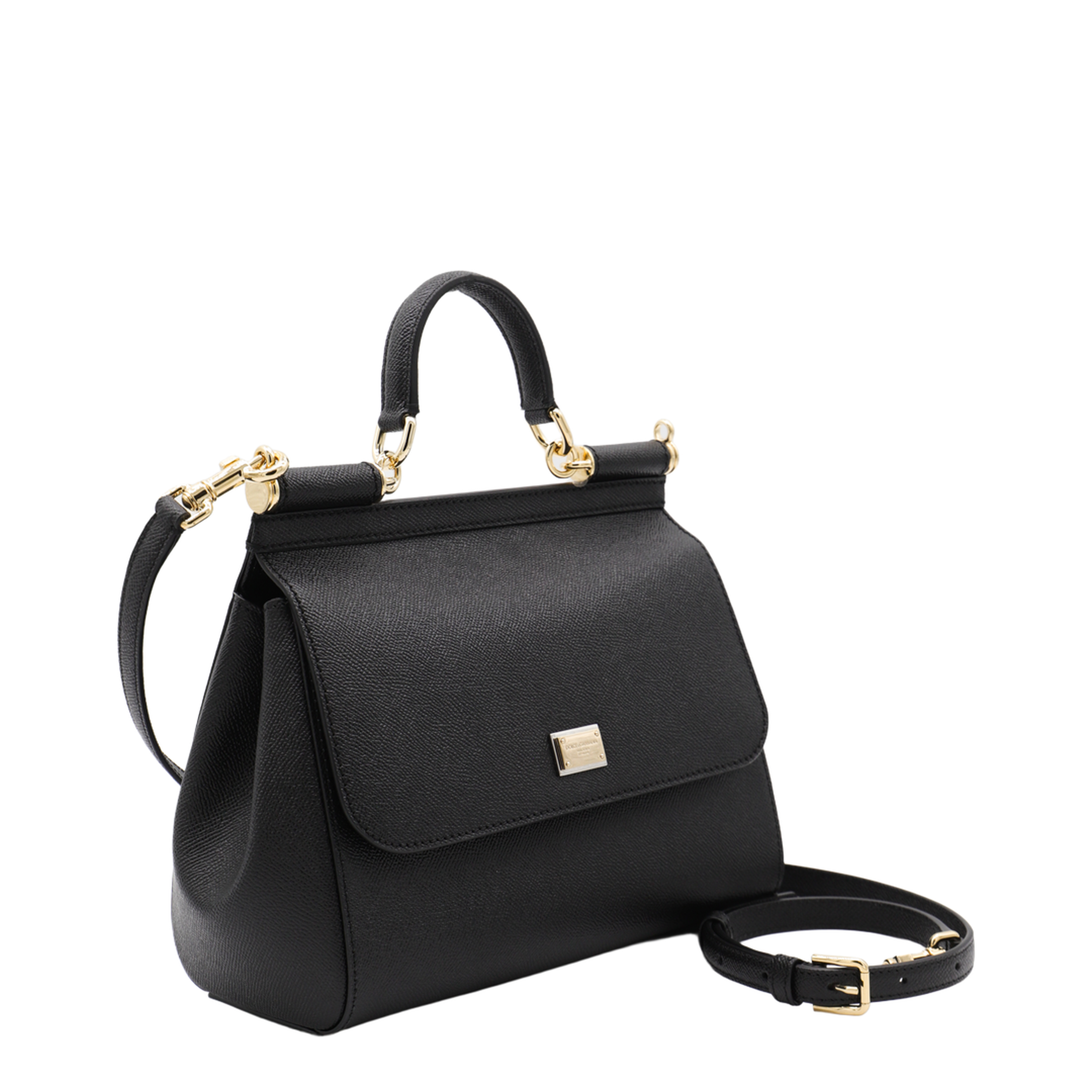 Sicily Grand Calfskin Handbag - Noir - Image 4