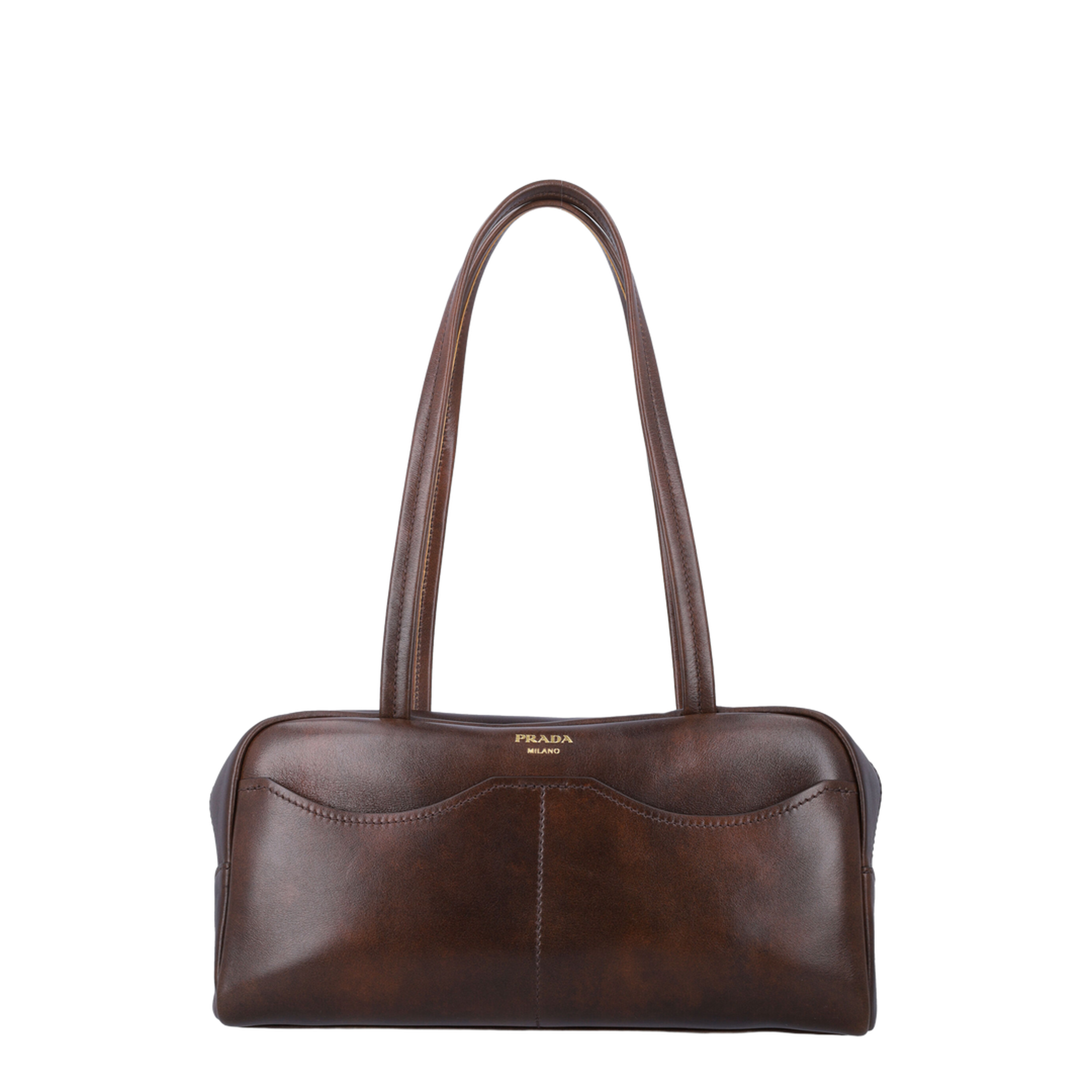 Carry Large Leather Shoulder Bags - Cocoa Brown - Image 1
