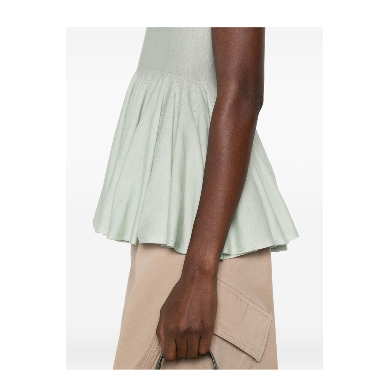 Wool Peplum Top - Image 3